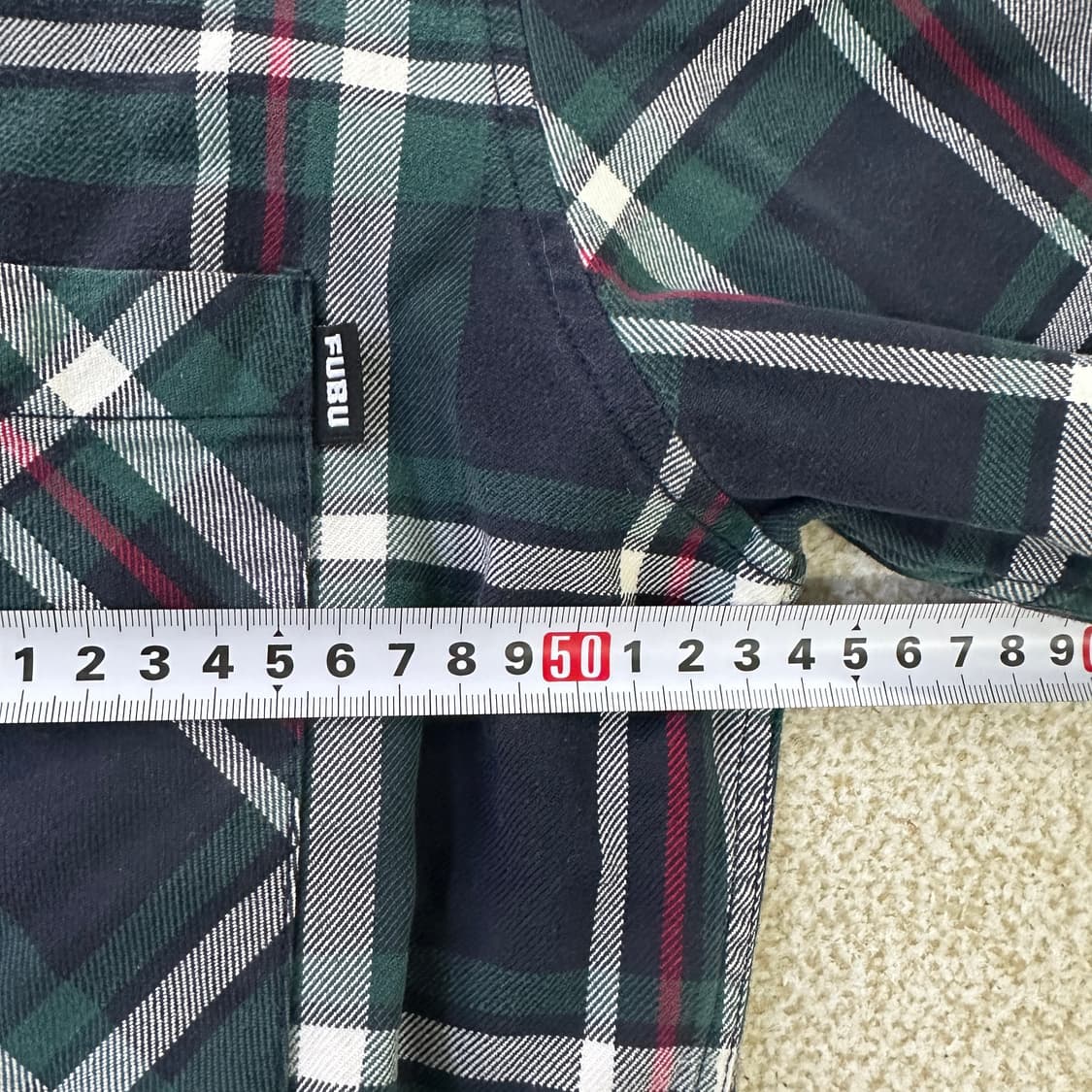 L 푸부 올드스쿨 체크 긴팔 셔츠 0320D 상품이미지4