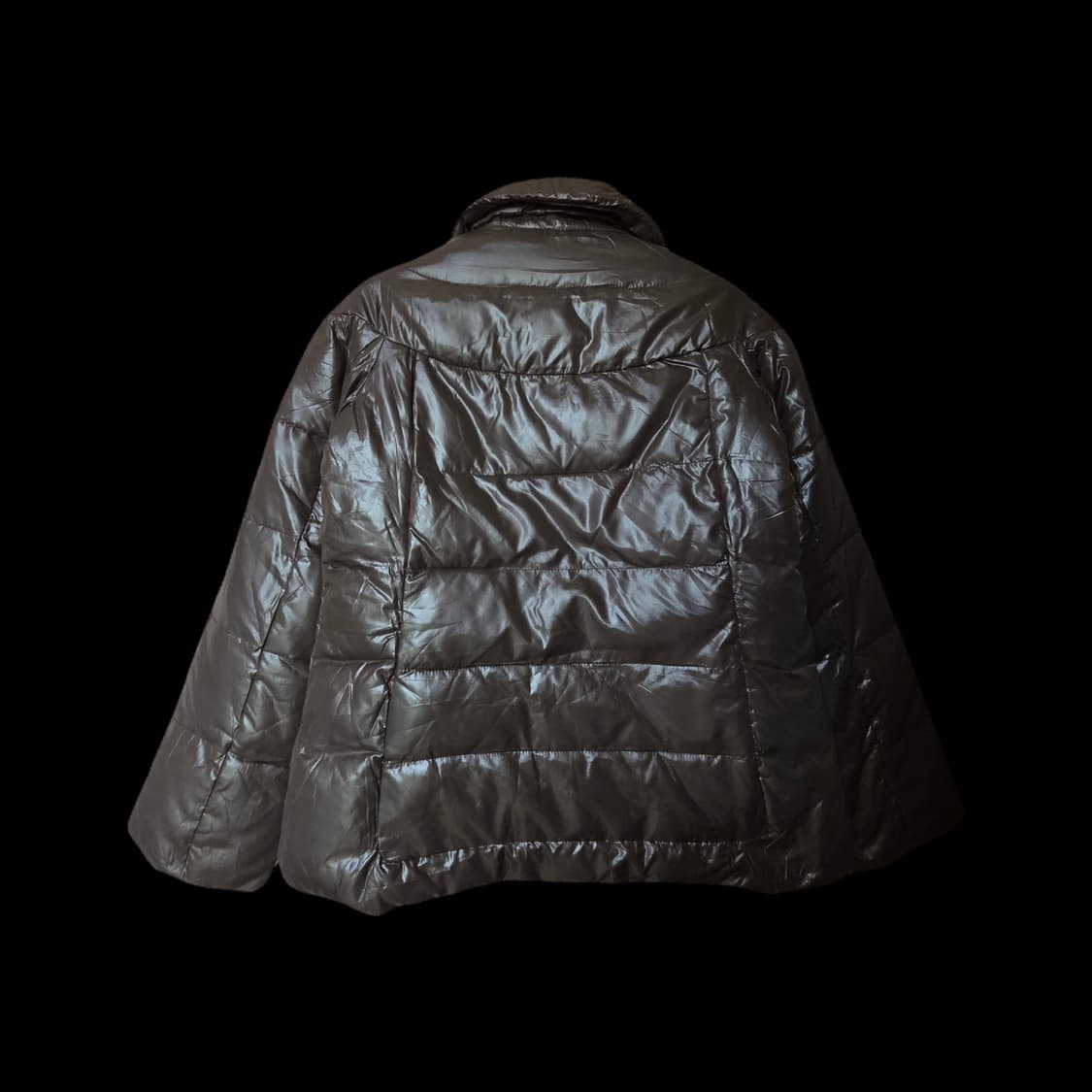 베네통 레더 둥근카라 패딩 상품이미지2