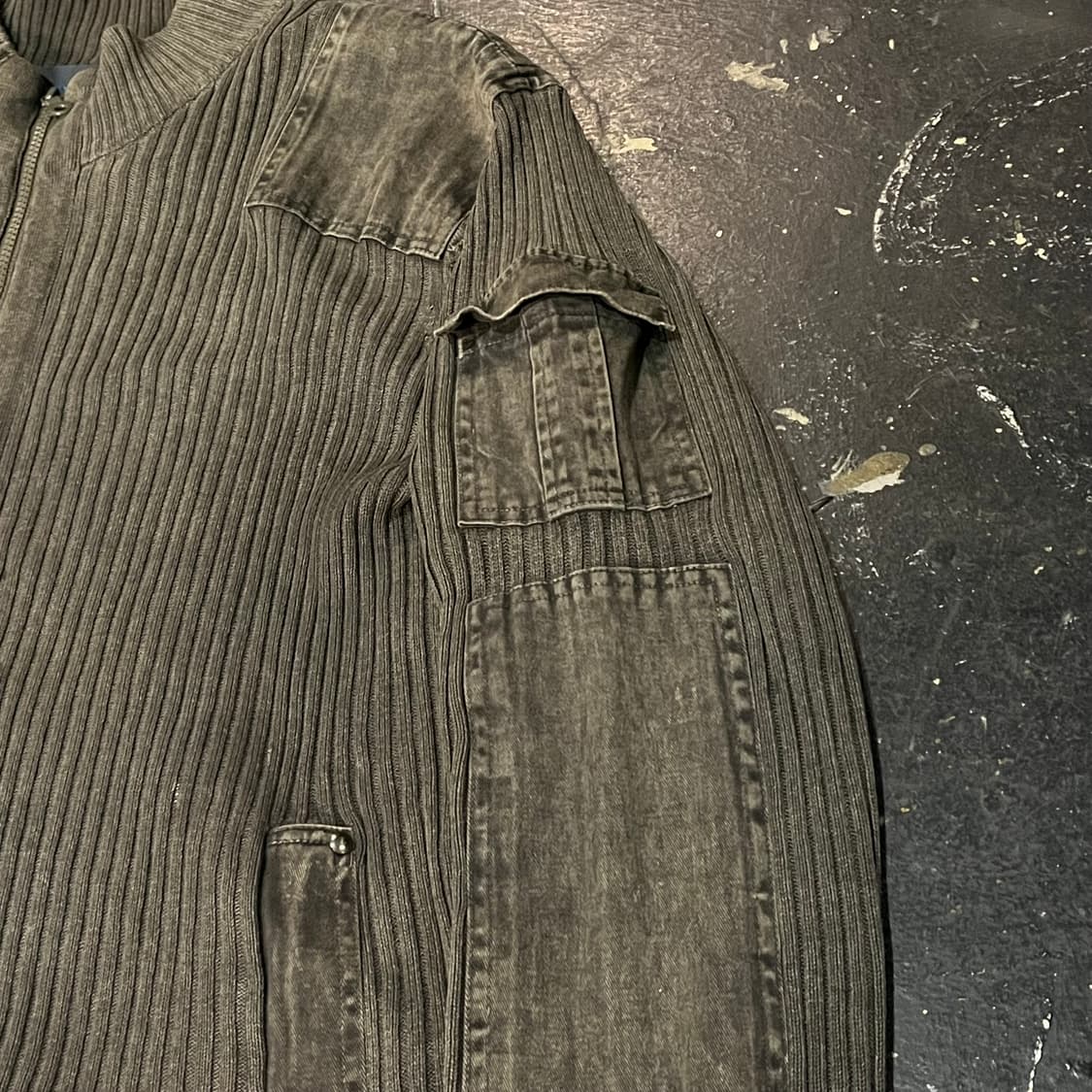 빈티지 니트집업 상품이미지2