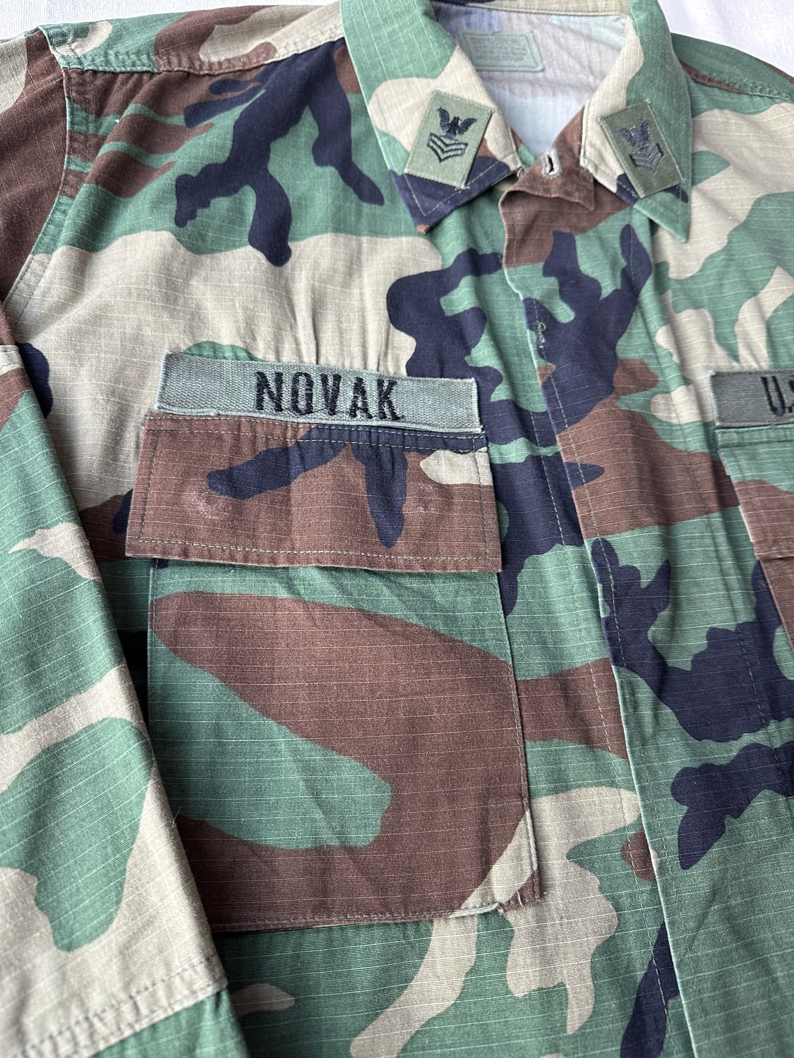 미군 우드랜드 BDU 자켓 M/R (100) 상품이미지4