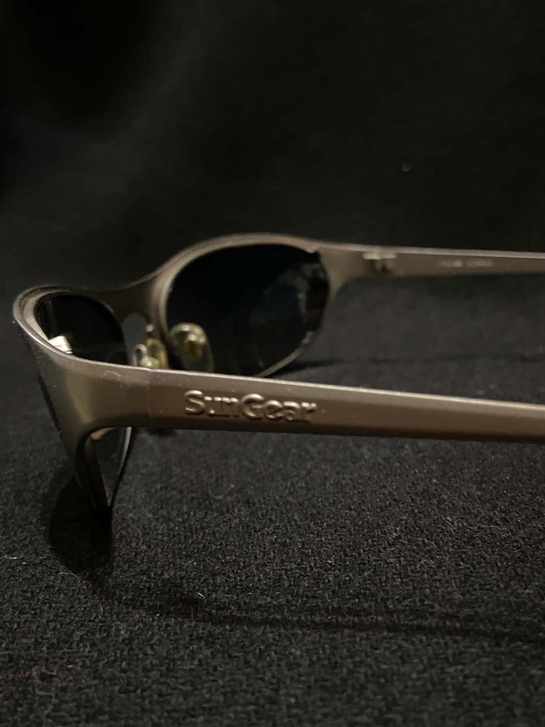 SunGear 빈티지 고글형 스틸 선글라스 (실버) 상품이미지5