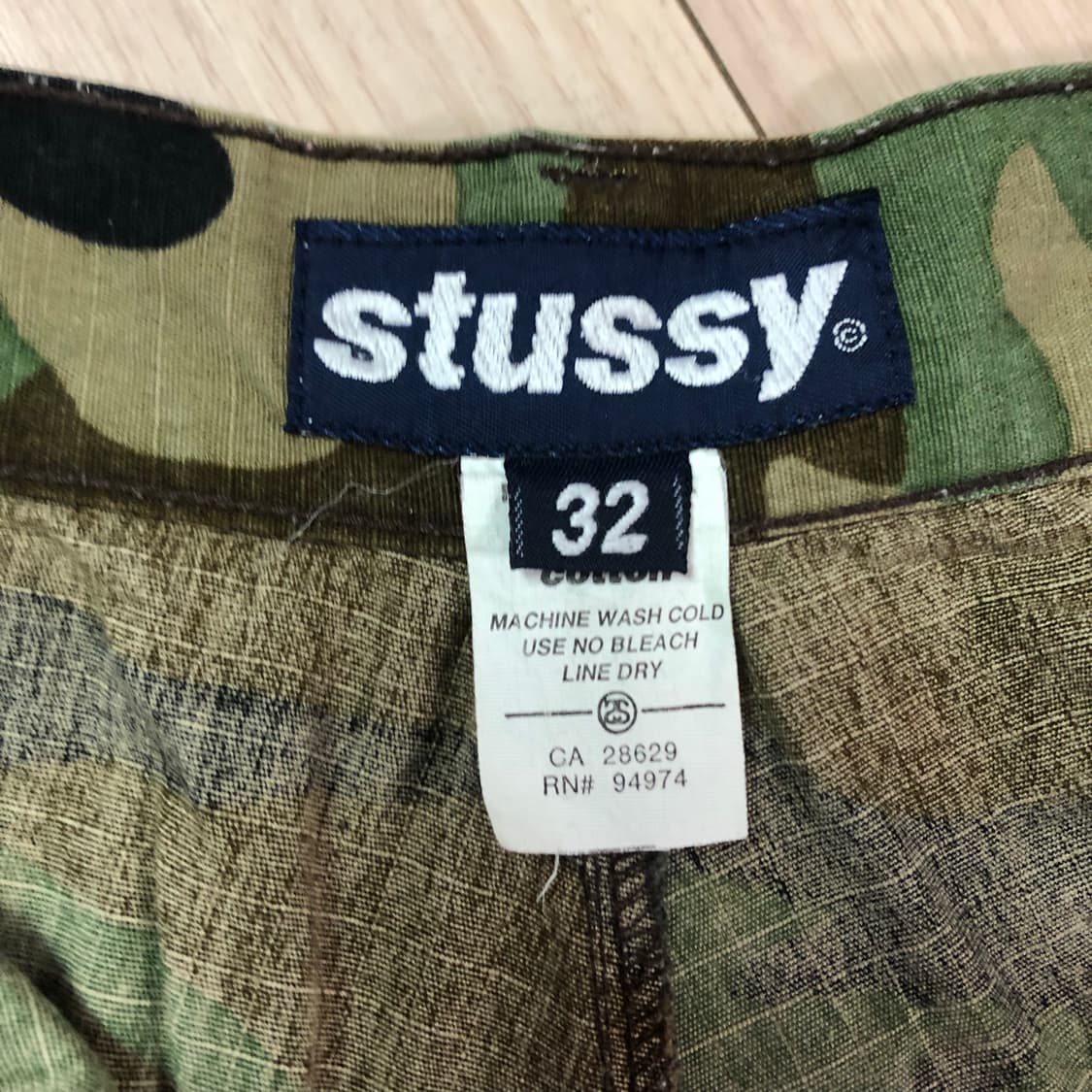 [32] 90s 스투시 립스탑 카모패턴 반바지  상품이미지7
