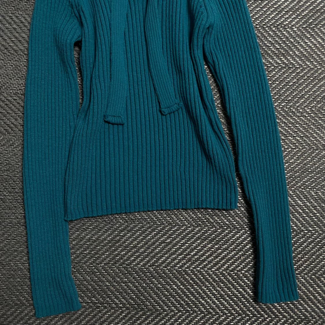 빈티지 우먼스 골지 슬림핏 초커 머플러 니트y 5333 상품이미지3