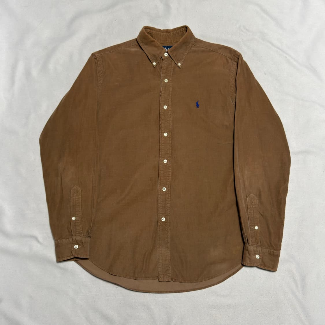 M 폴로랄프로렌 클래식 핏 브라운 코듀로이 셔츠 상품이미지2