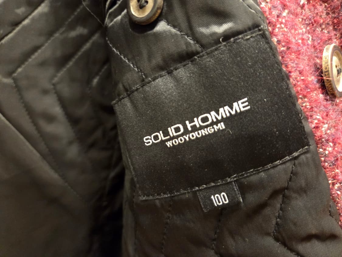 솔리드옴므 더블브레스티드코트 상품이미지7