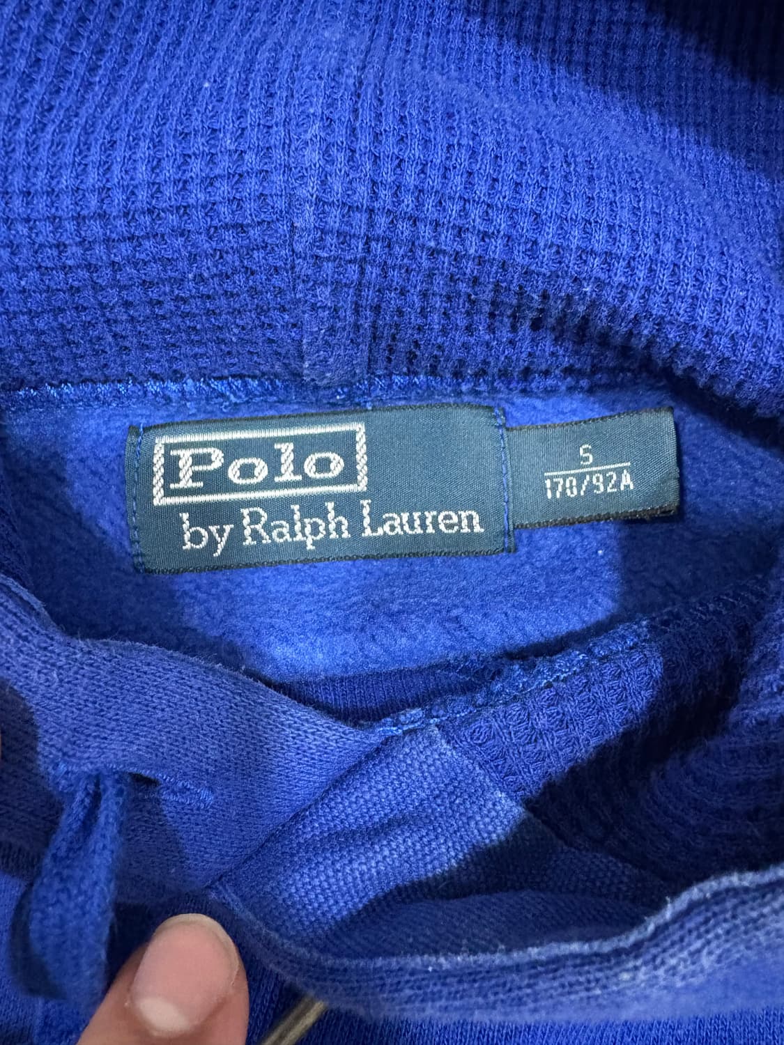 폴로 랄프로렌 빅포니 후드티 블루옐로우 상품이미지5