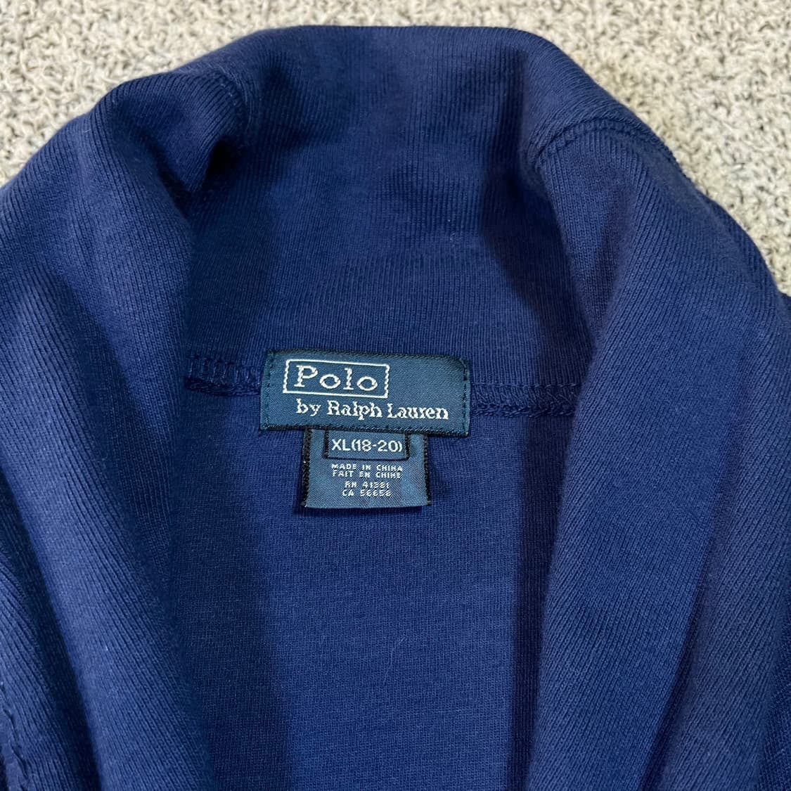 폴로 랄프로렌 숄카라 코튼 가디건  상품이미지3