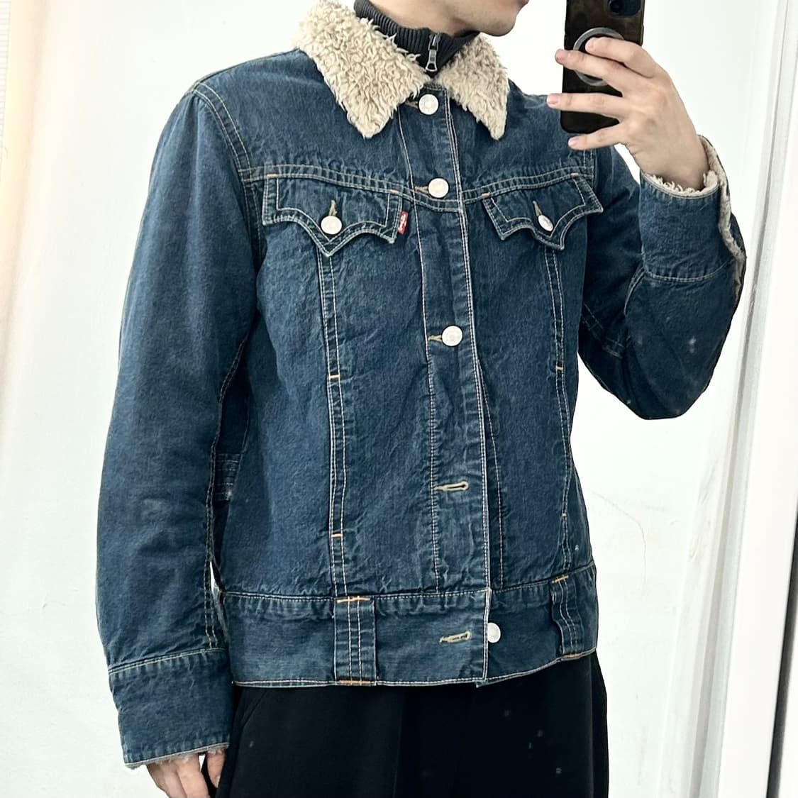 리바이스 타입1 데님 쉐르파 자켓 상품이미지3