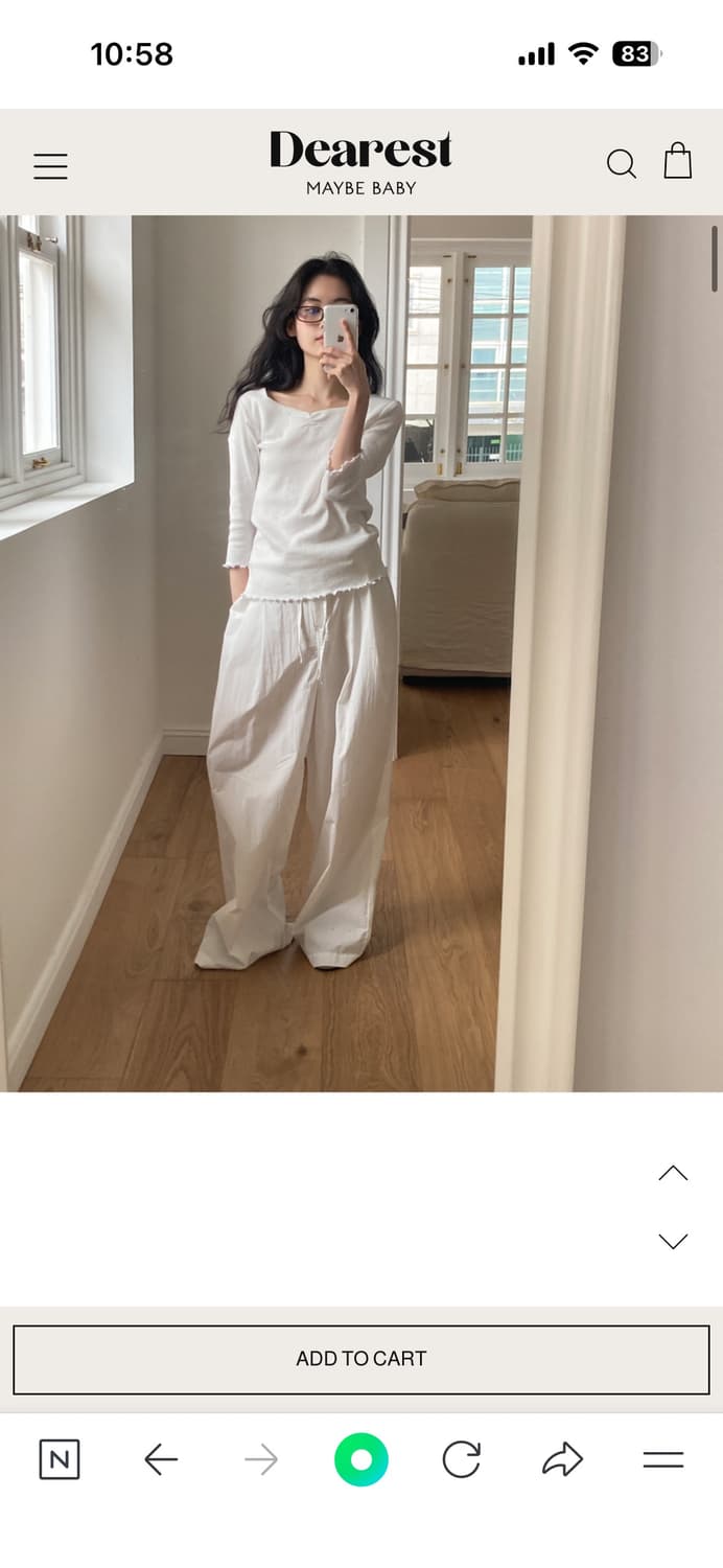 메이비베이비 디어리스트 티셔츠 상품이미지4