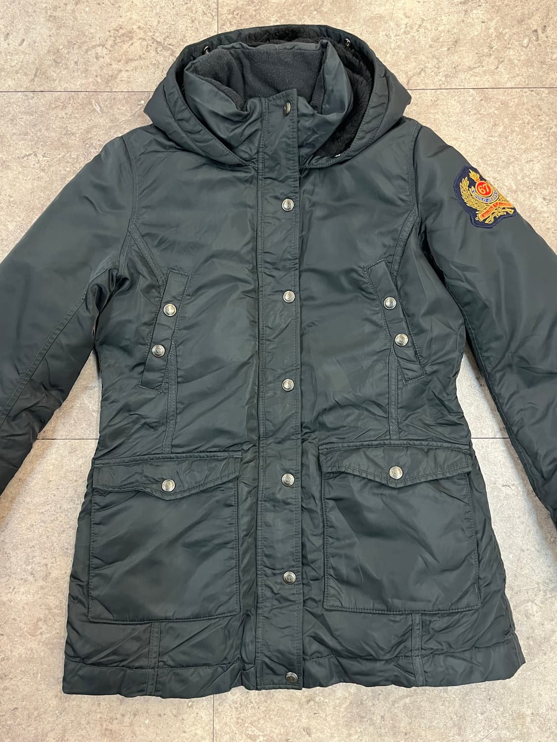 폴로 진스 덕다운 후드 패딩 자켓 S #csz2695 상품이미지5