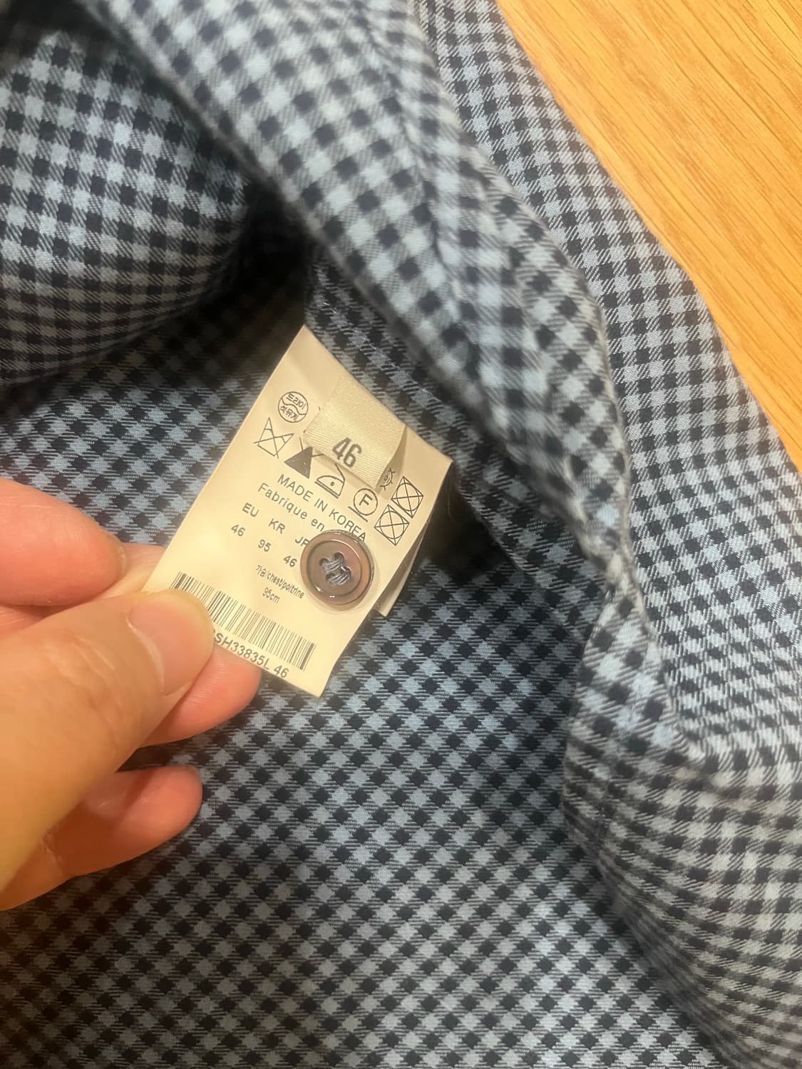 우영미 체크셔츠46 상품이미지4