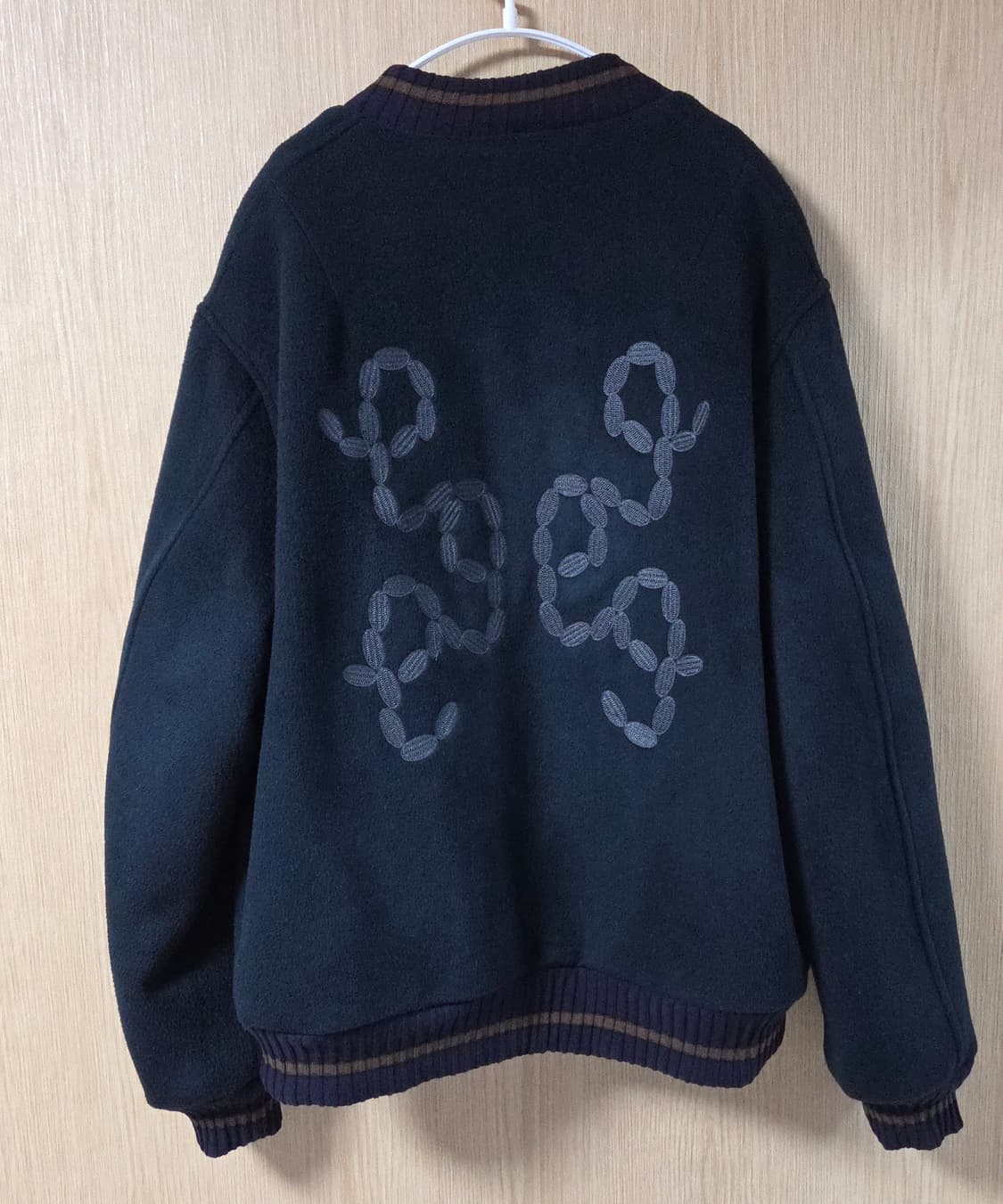 (착샷) 999휴머니티 헤비 울 블루종 자켓  상품이미지4