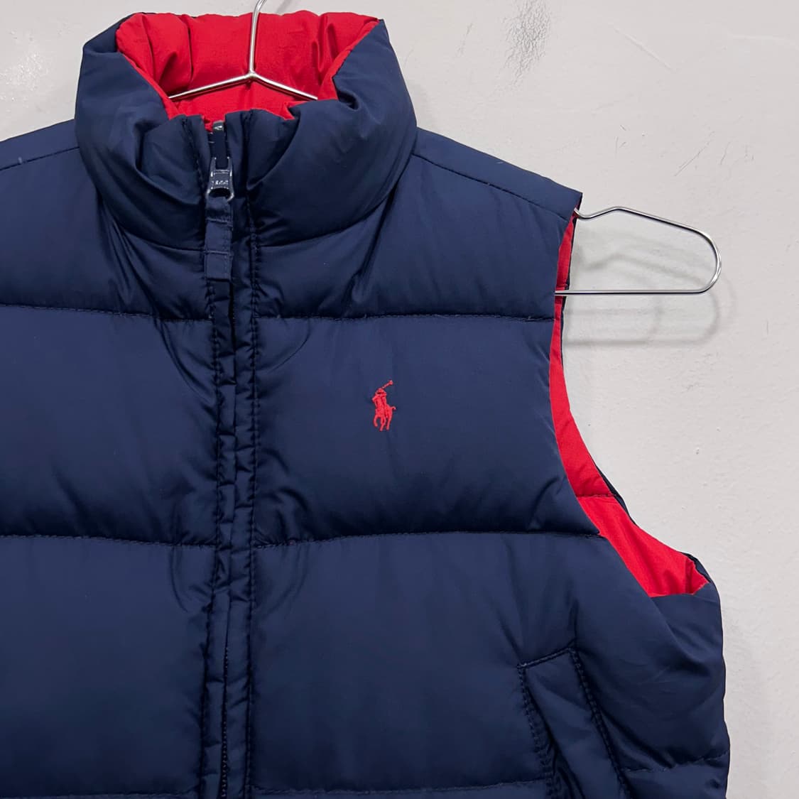 폴로 랄프로렌 키즈 스몰포니 리버시블 덕다운 패딩조끼 상품이미지1
