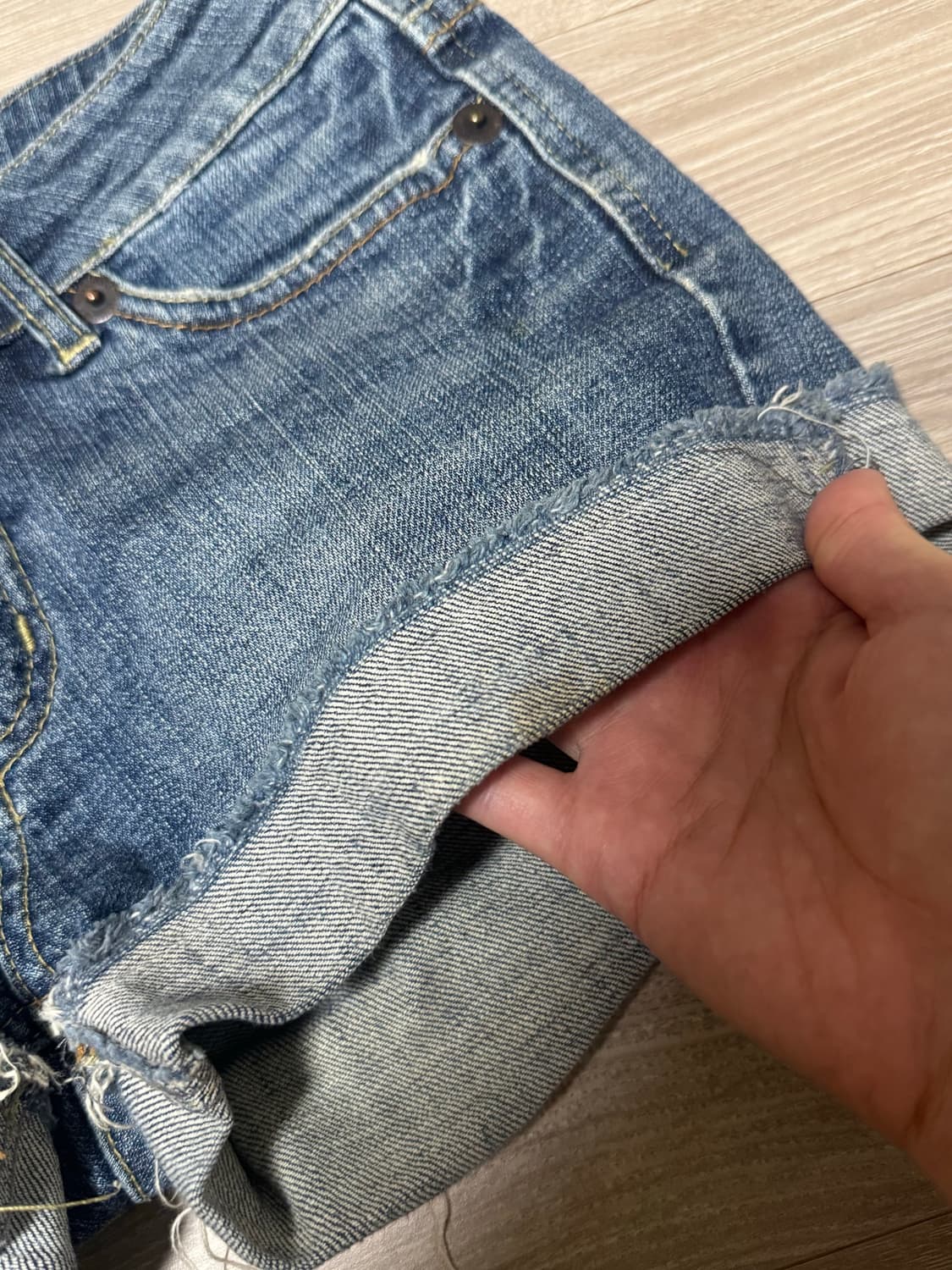 일본 빈티지샵 핫팬츠 상품이미지4