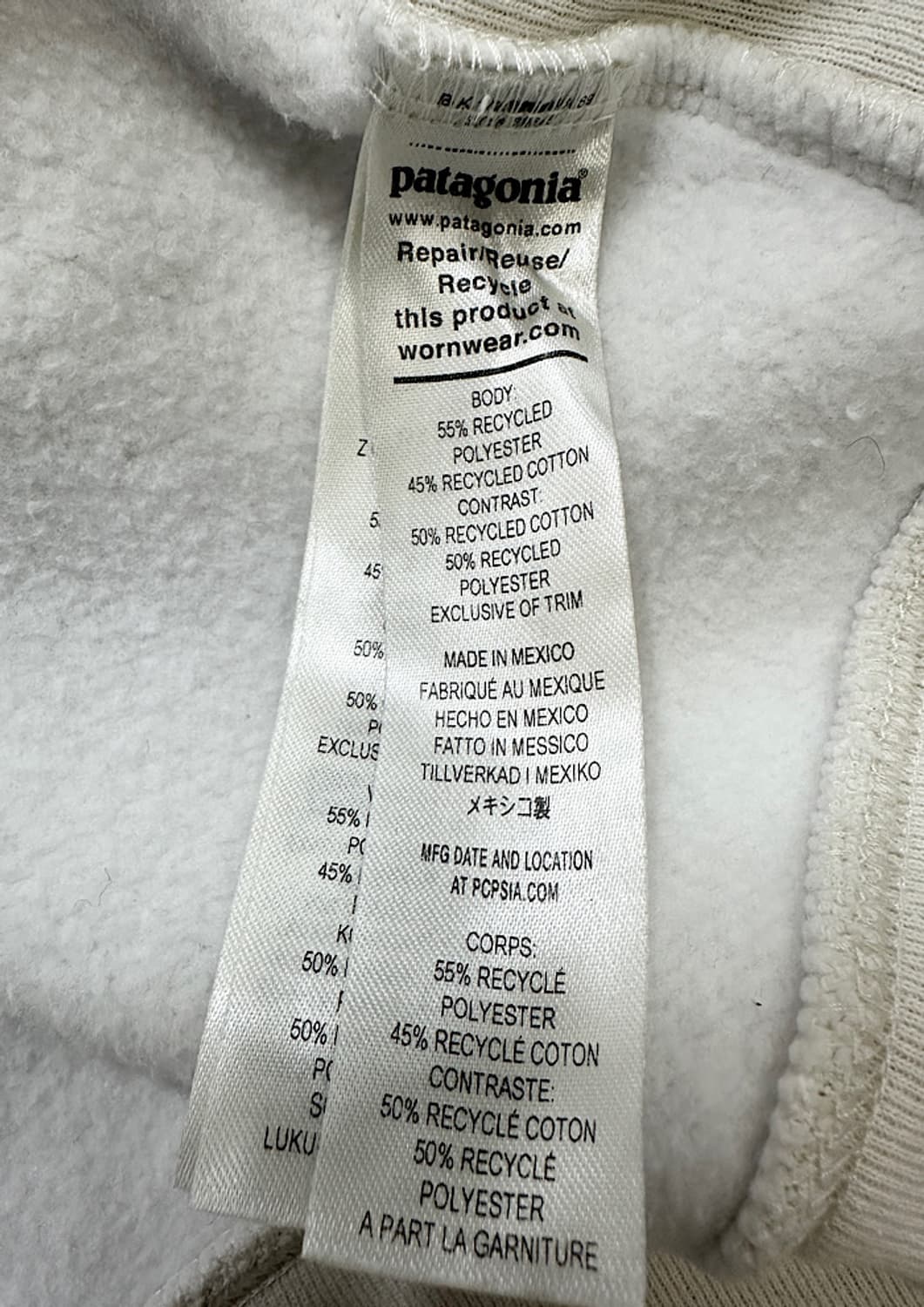 파타고니아 기모 후드  상품이미지5