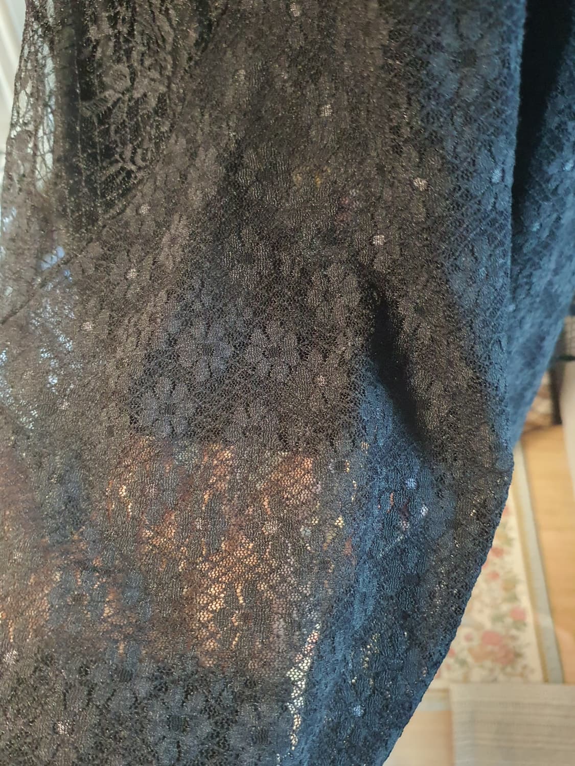 [빈티지] 레이어드 원피스 레이스 블랙 슬립 원피스 상품이미지2