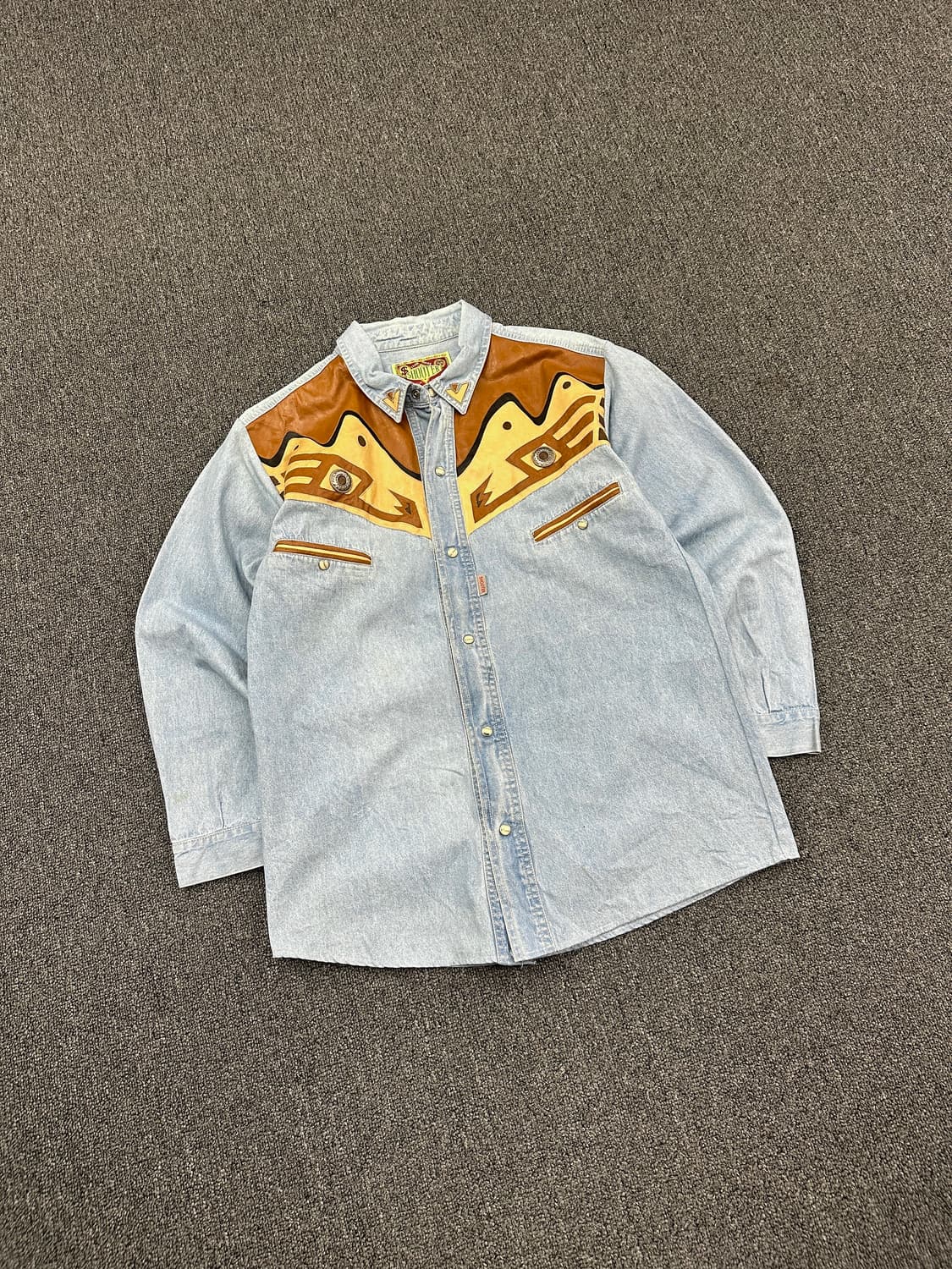 SHOOTER 재패니즈 빈티지 웨스턴셔츠 데님셔츠 상품이미지1