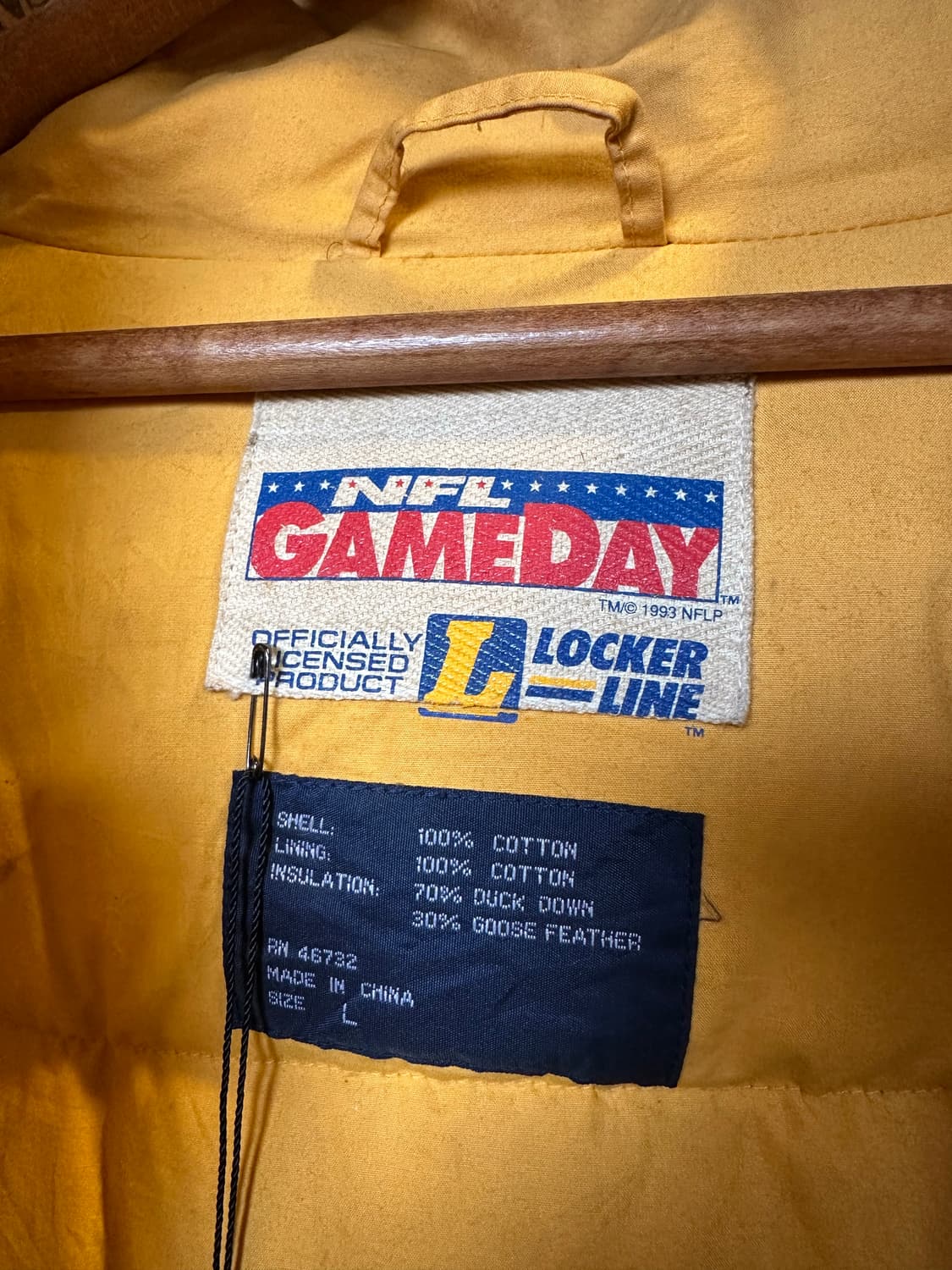 90s NFL 워싱턴 커맨더스 덕 다운 구스 자켓 상품이미지10