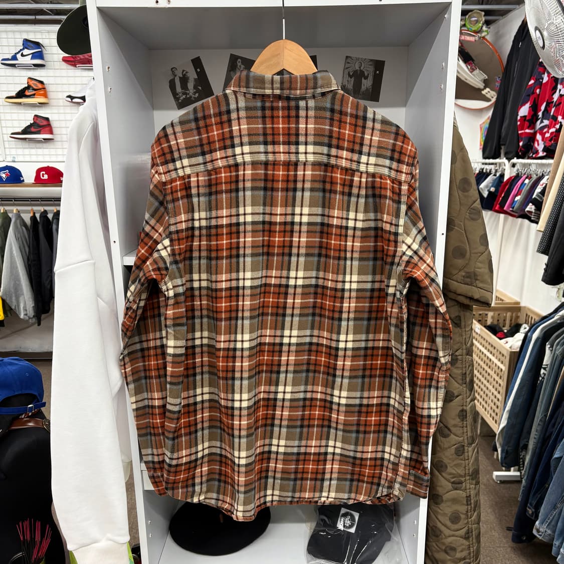 (L) 칼하트 투 포켓 플란넬 체크 셔츠 상품이미지3