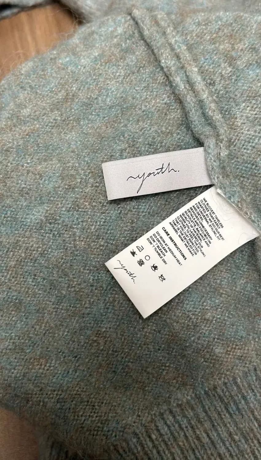 Oversized Knit Collar Sweate 상품이미지3