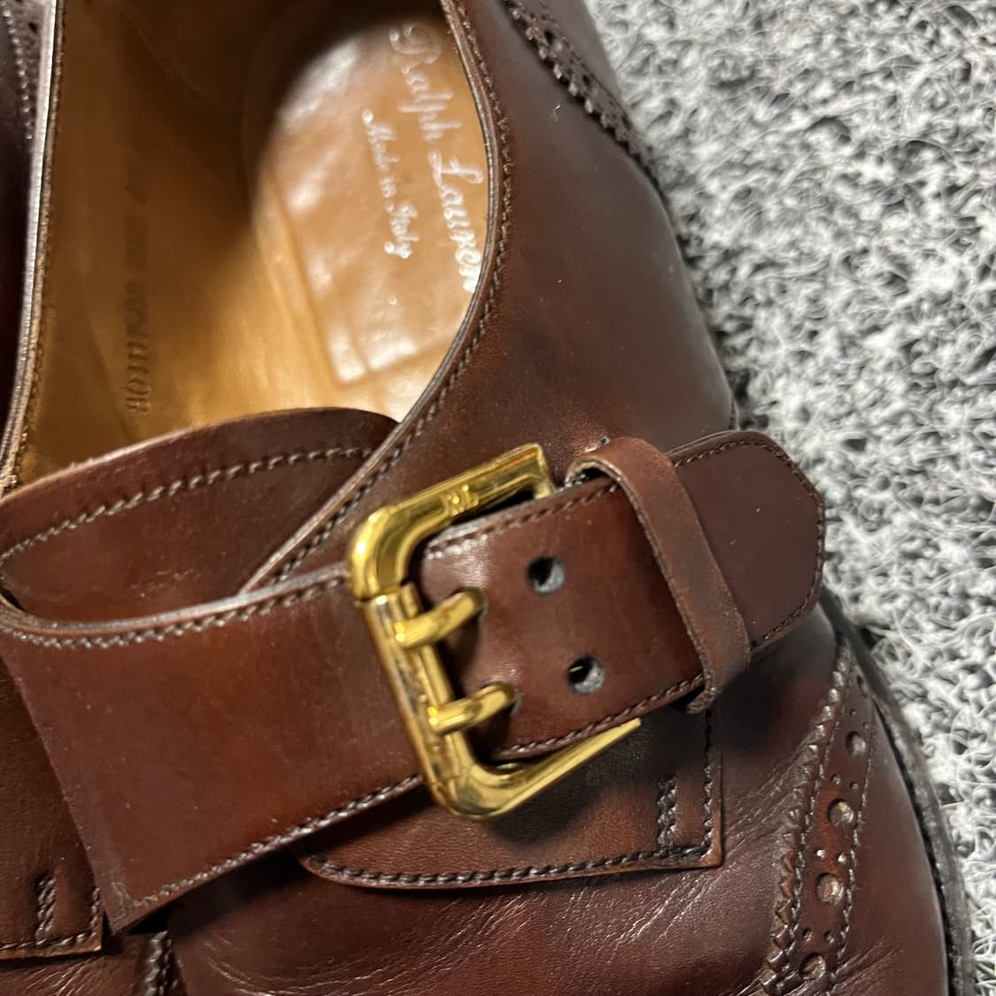 랄프로렌 몽크 us 8.5 made italy  상품이미지7