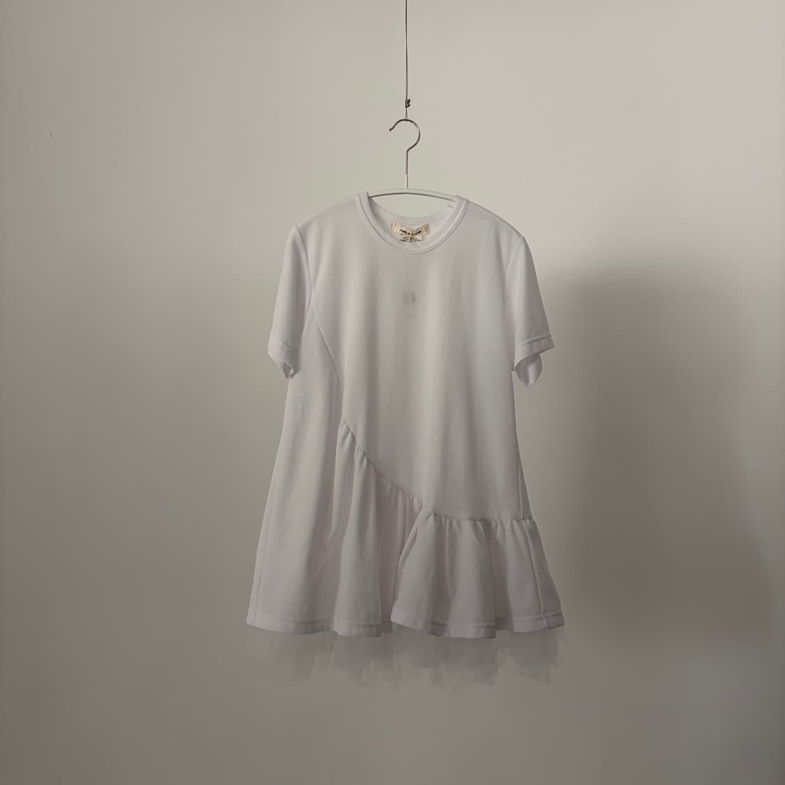 Tulle Layered Shirring Blouse 상품이미지1