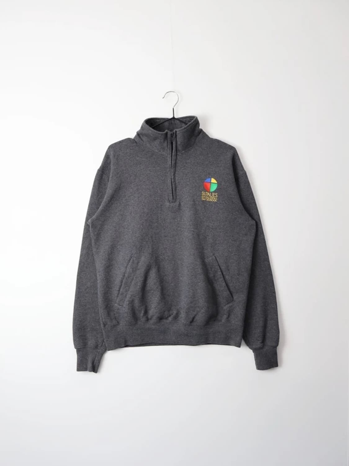Champion Grey Quarter Zip Sweatshirt 상품이미지3