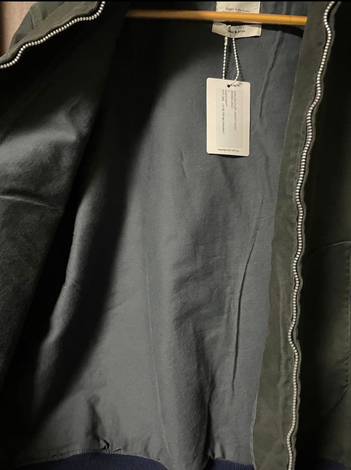 바우와우 BOWWOW USN DECK ZIP JACKET AGED 덱자켓 상품이미지5