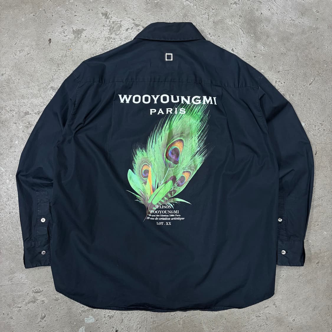 우영미 깃털 백로고 셔츠[2361] 상품이미지1