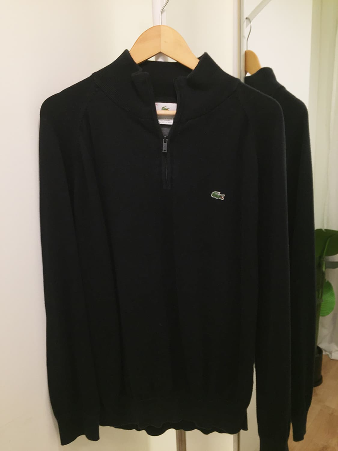 공용 라코스테 하프 니트집업 100 상품이미지3