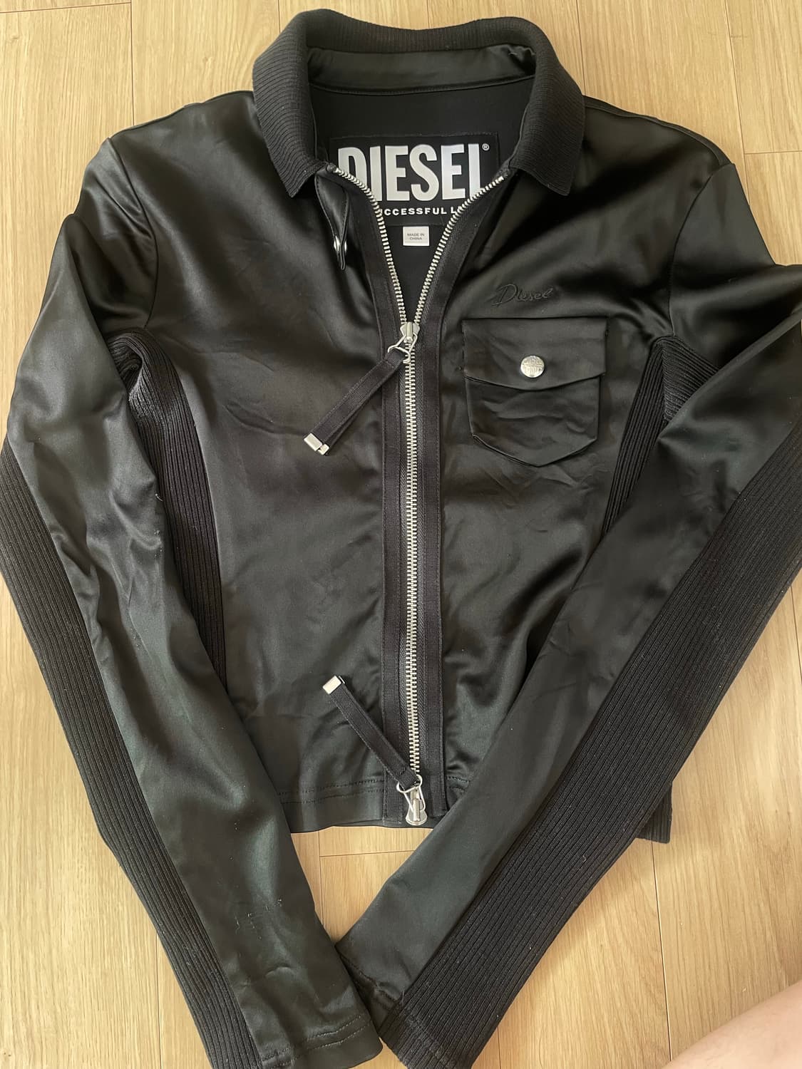 Diesel 2-way leather pocket shirt 상품이미지1