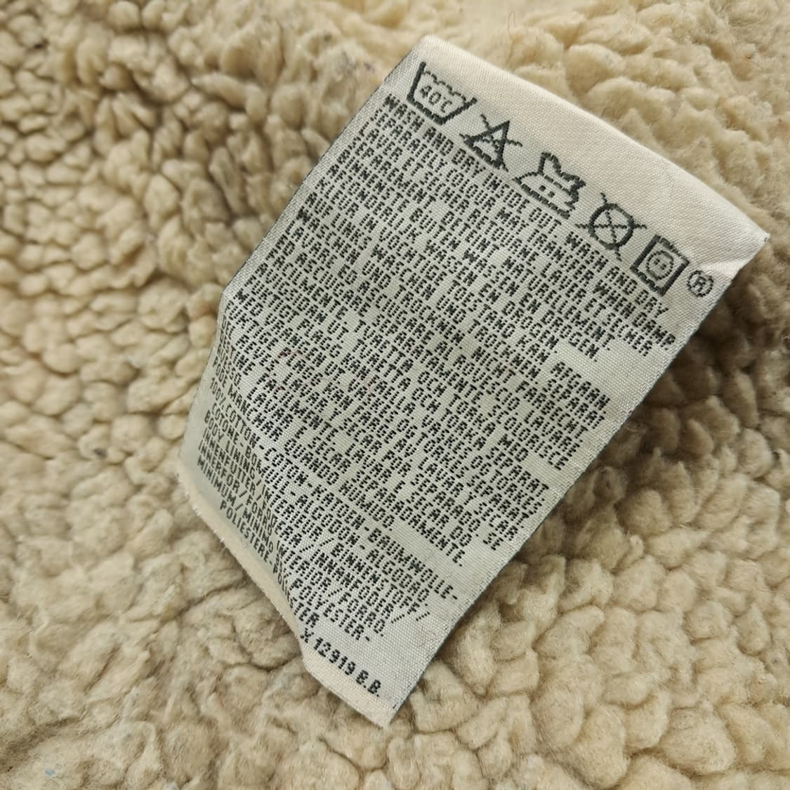 CN972 L 리바이스 오렌지탭 셰르파 데님 코트 상품이미지5