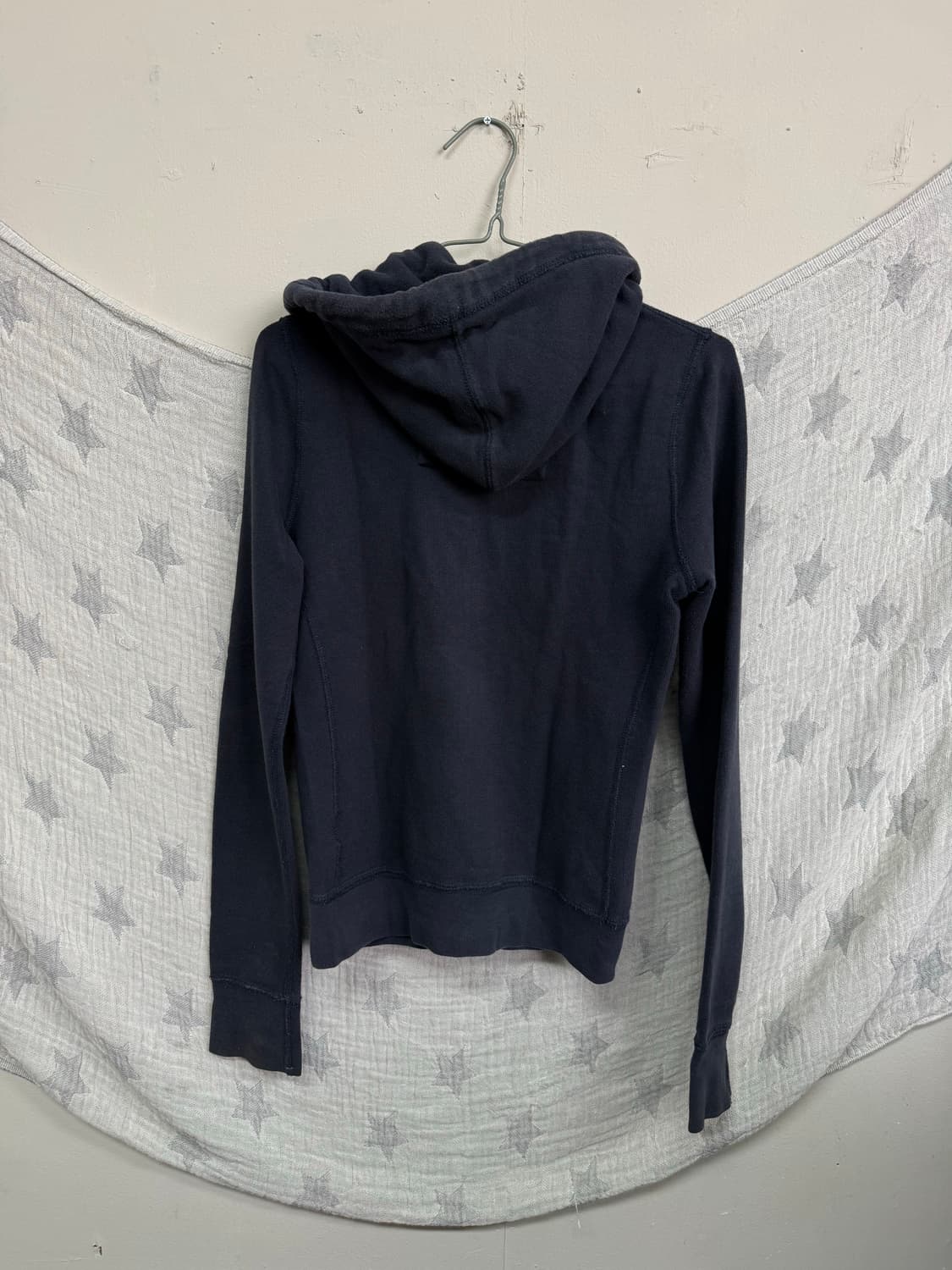 아베크롬비 네이비 딱붙 후드집업 상품이미지3