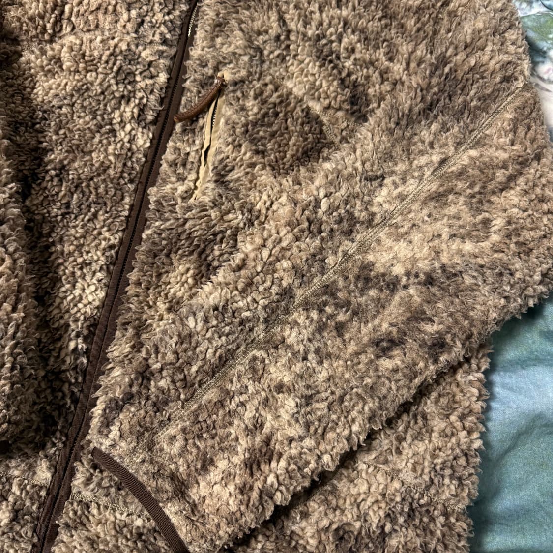 [40]올드조 21FW 아라베스크 파일 집 후리스 자켓 상품이미지10