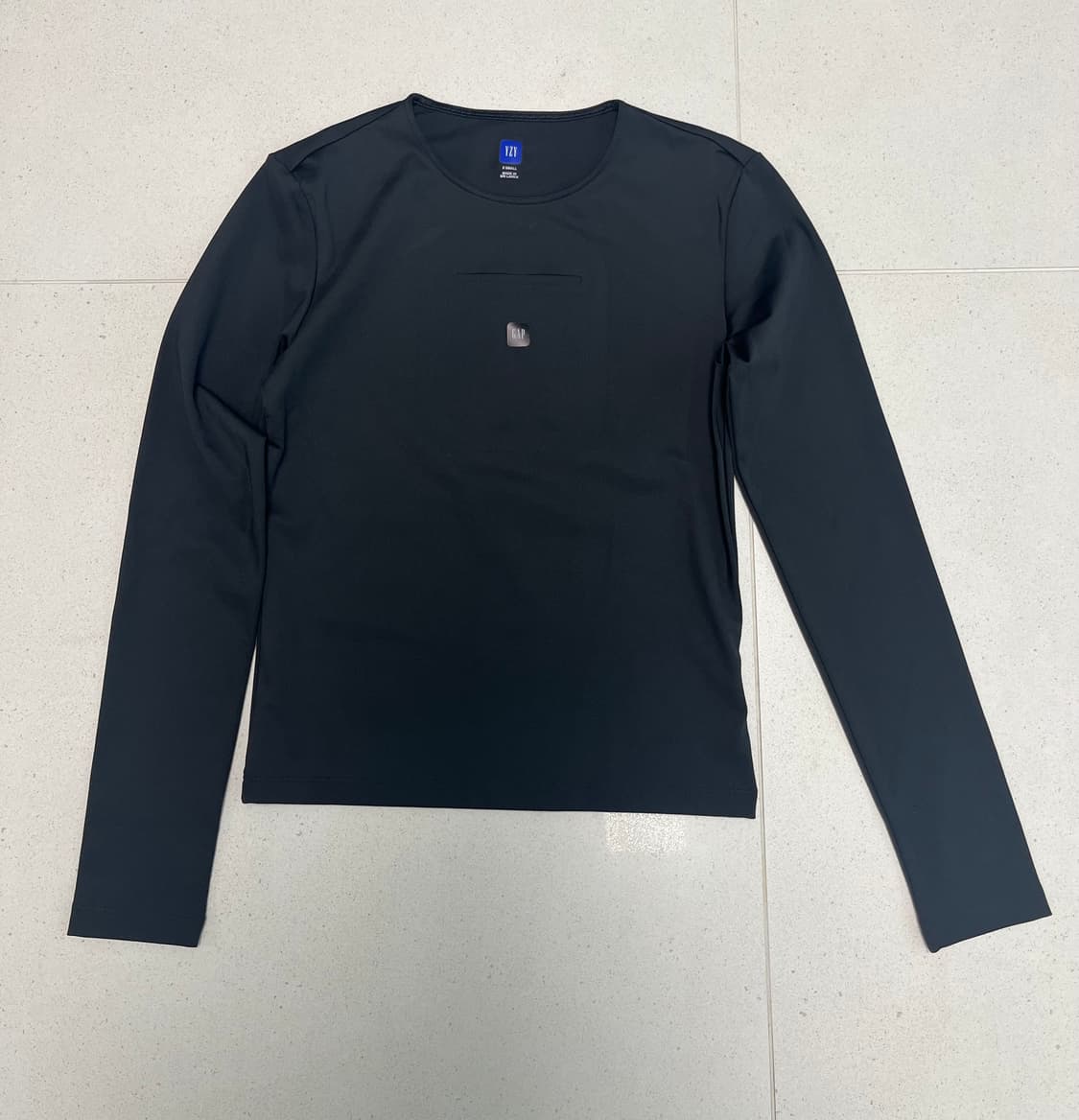 Yeezy gap 엔지니어드 바이 발렌시아가 롱슬리브 세컨드 스킨 블랙 상품이미지3