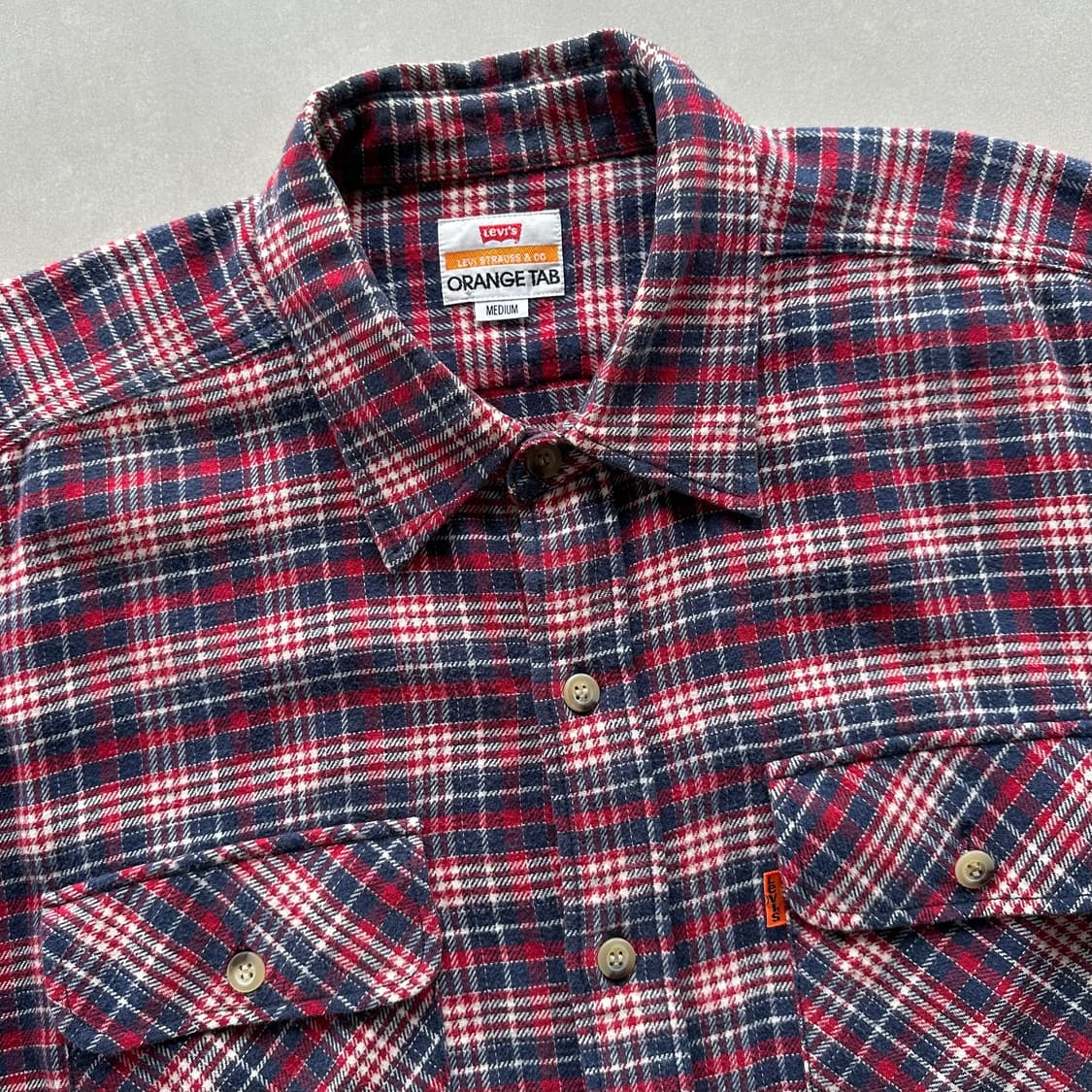 [M]리바이스 Levi's 오렌지탭 플란넬 셔츠 상품이미지8