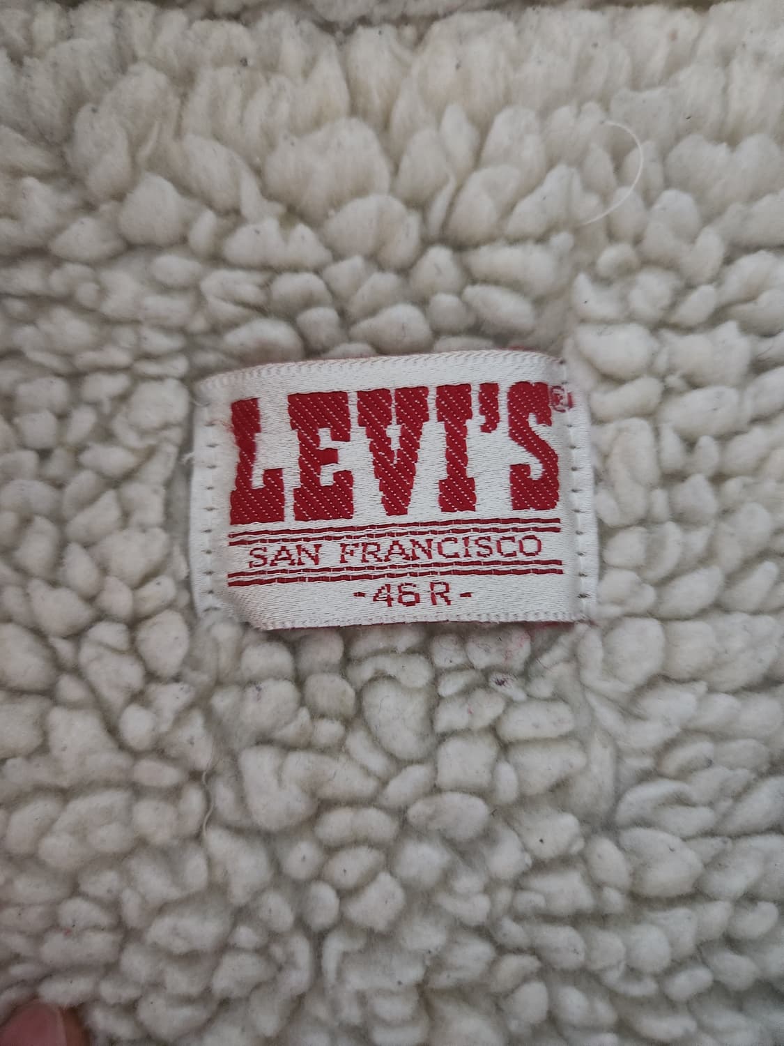 80~90s 리바이스 쉐르파 데님 트러커 자켓 46R(L정도) 상품이미지2