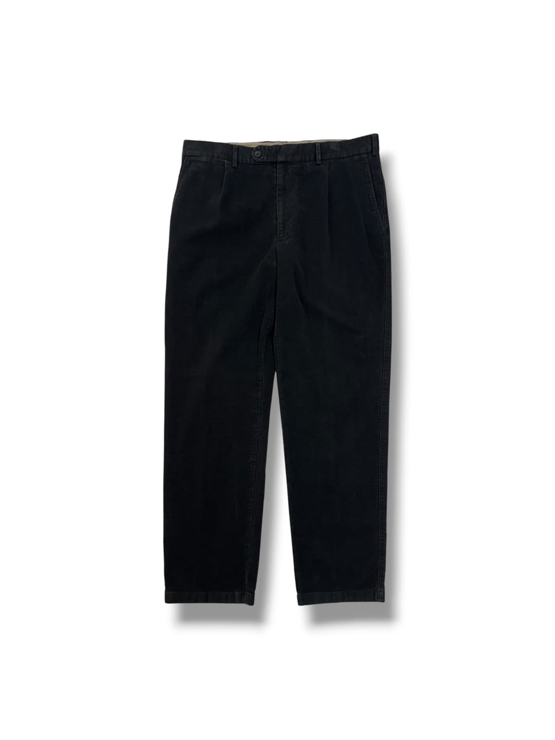 까날리 클래식 블랙 코튼 팬츠 made in ITALY (32)  상품이미지1
