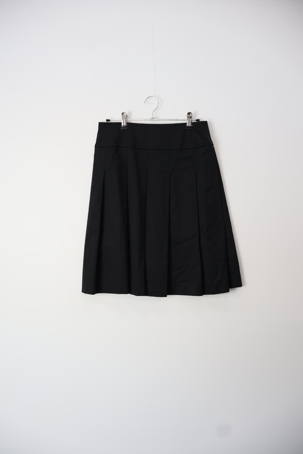Jpn Black Cotton Midi Skirts 상품이미지4