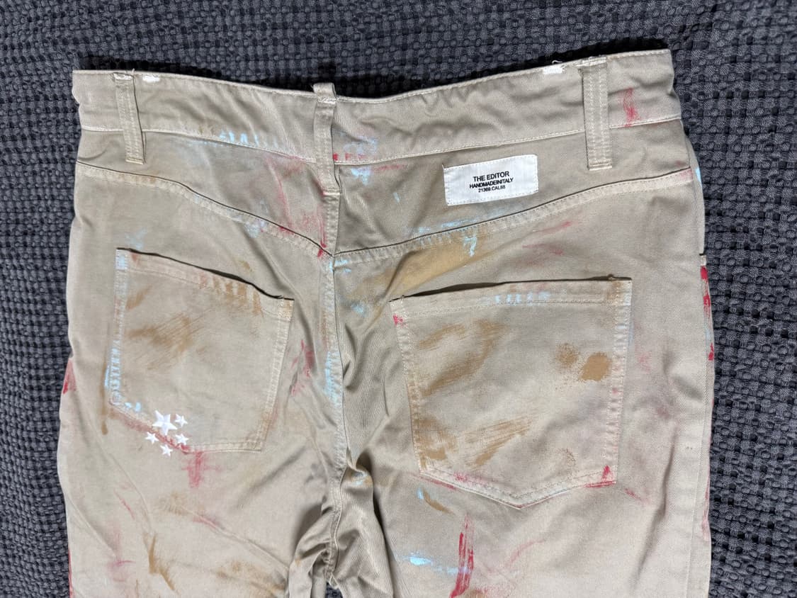 The Editor 페인팅 치노 32 상품이미지4