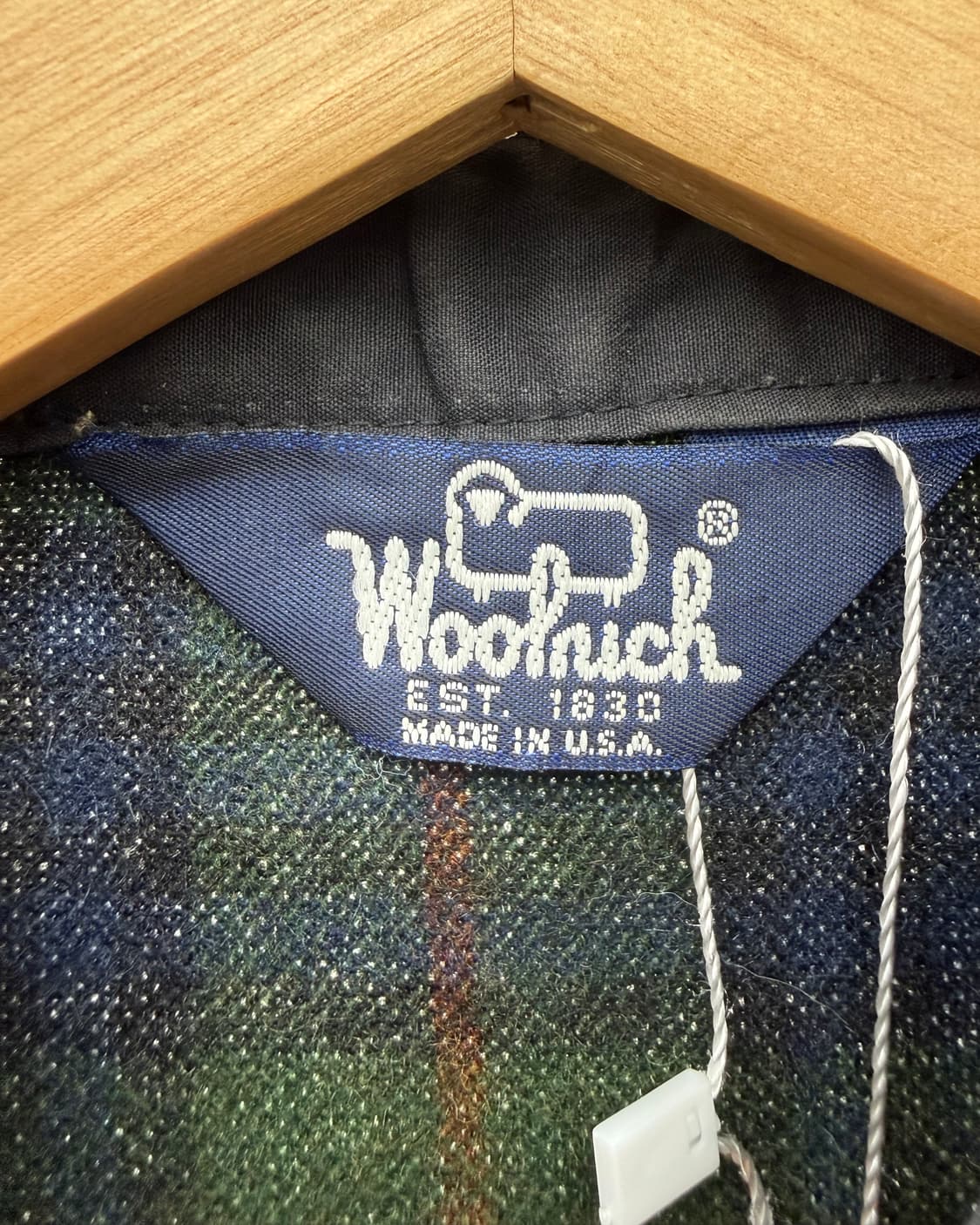  울리치 Woolrich 00s USA 타탄체크 헤링본 울 셔츠 상품이미지7