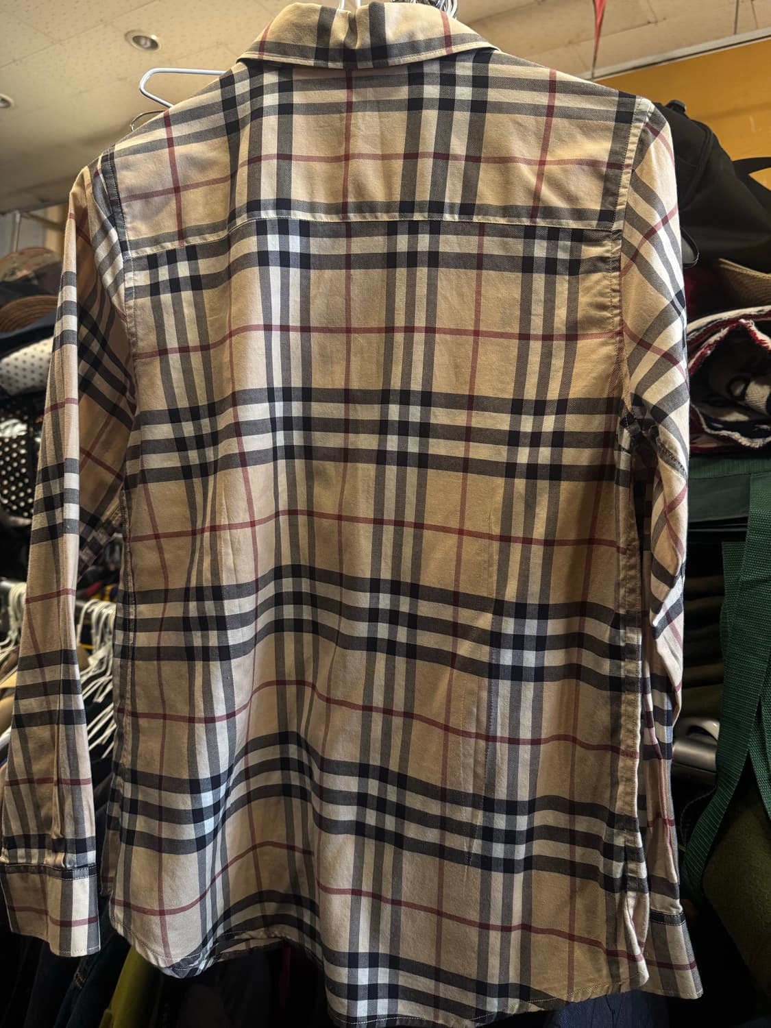 버버리 런던 체크 셔츠 m 상품이미지5