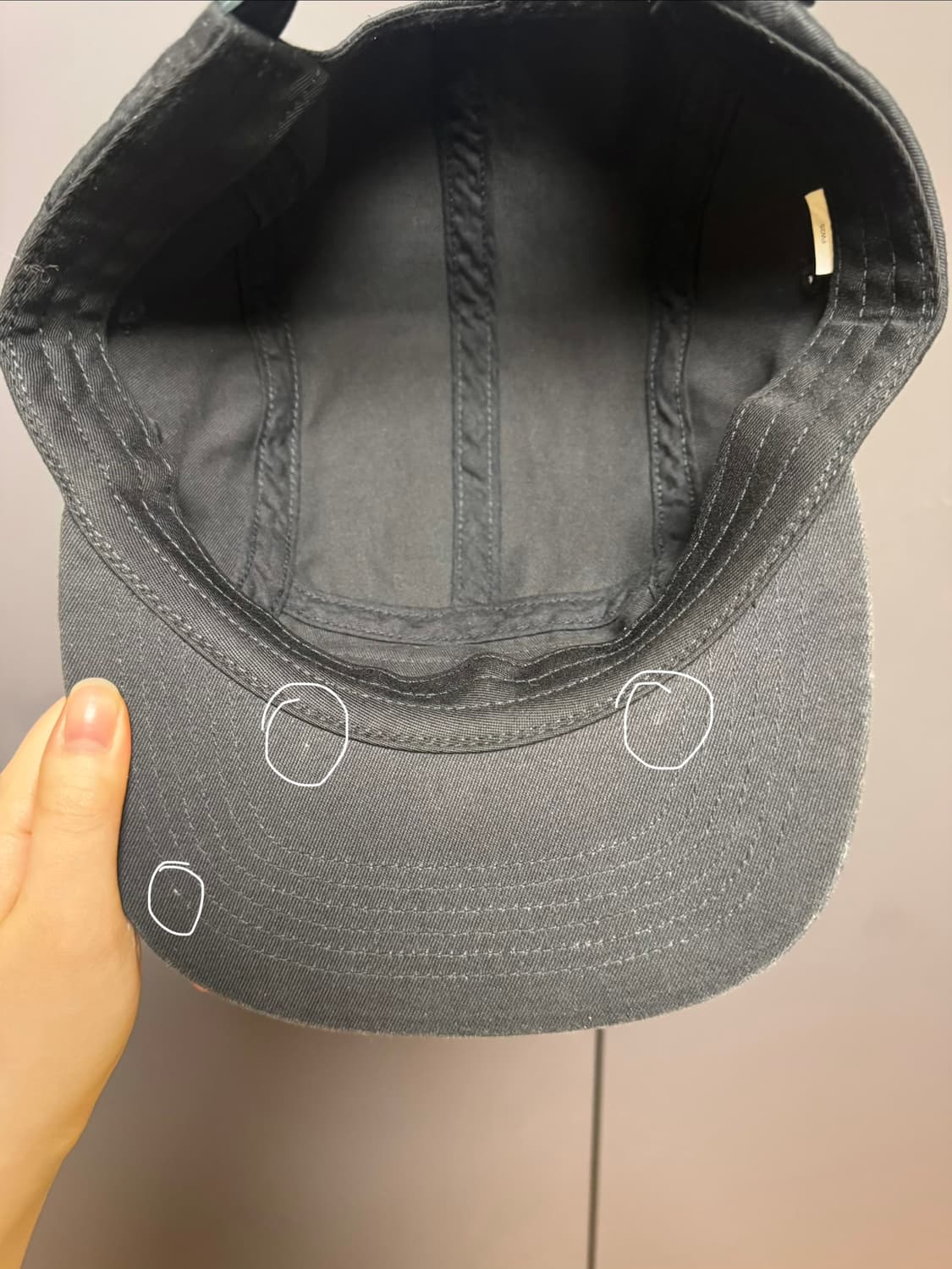 슈프림 워시드 치노 트윌 캠프캡 블랙 상품이미지4