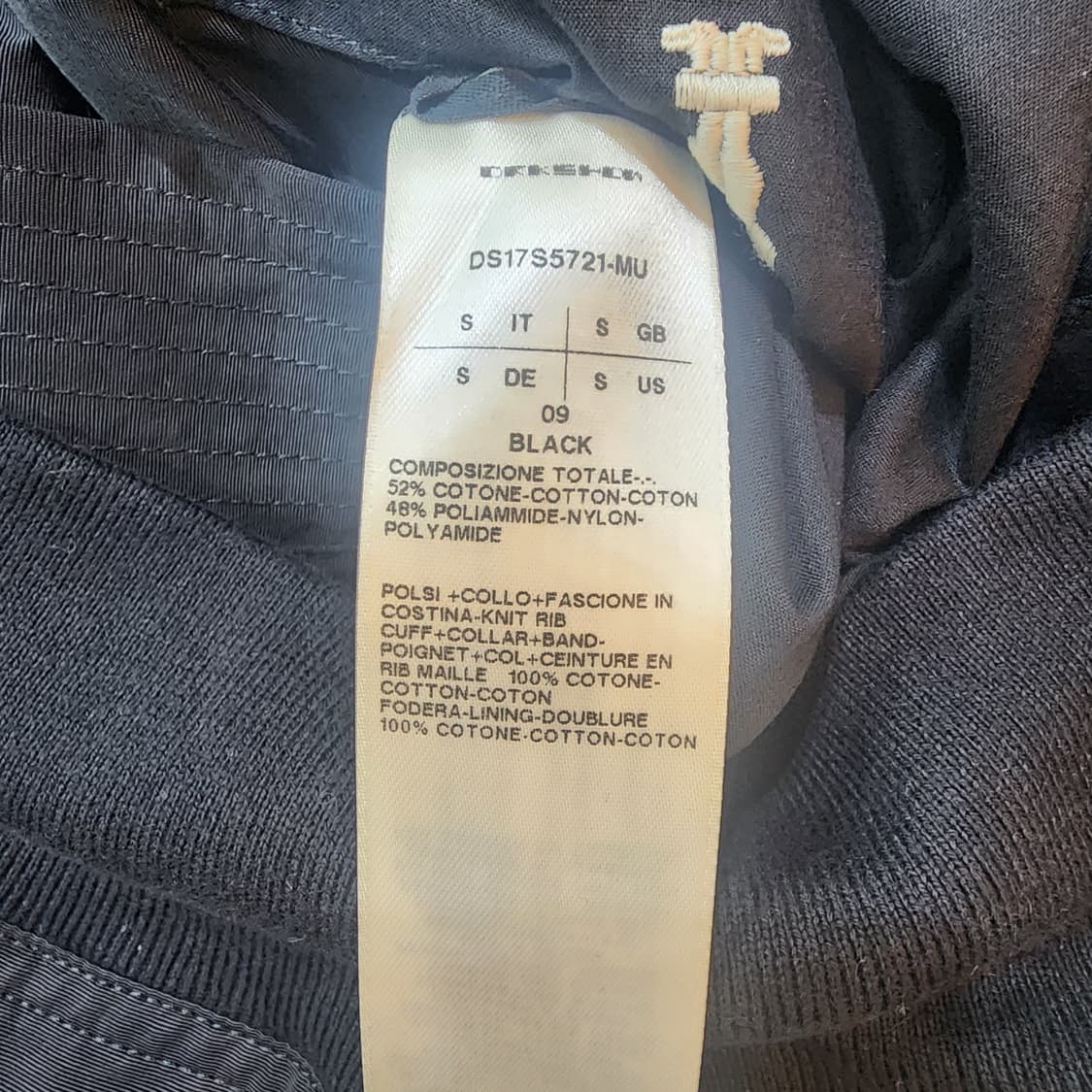 릭오웬스 블랙 봄버 자켓(롱) S 상품이미지8