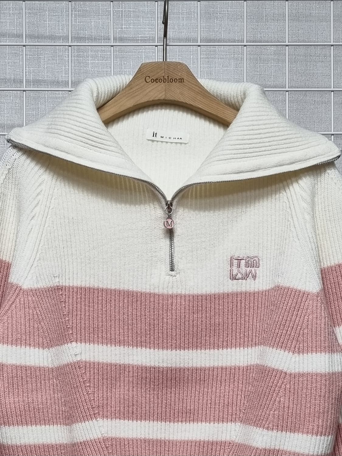 잇미샤 집업 니트 (새상품급) 상품이미지3