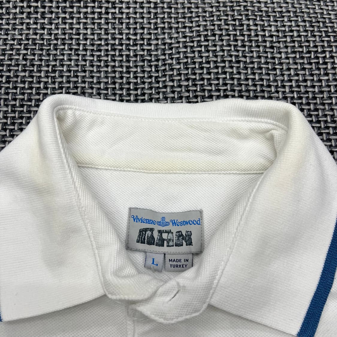 비비안웨스트우드 맨 화이트 카라티 상품이미지2