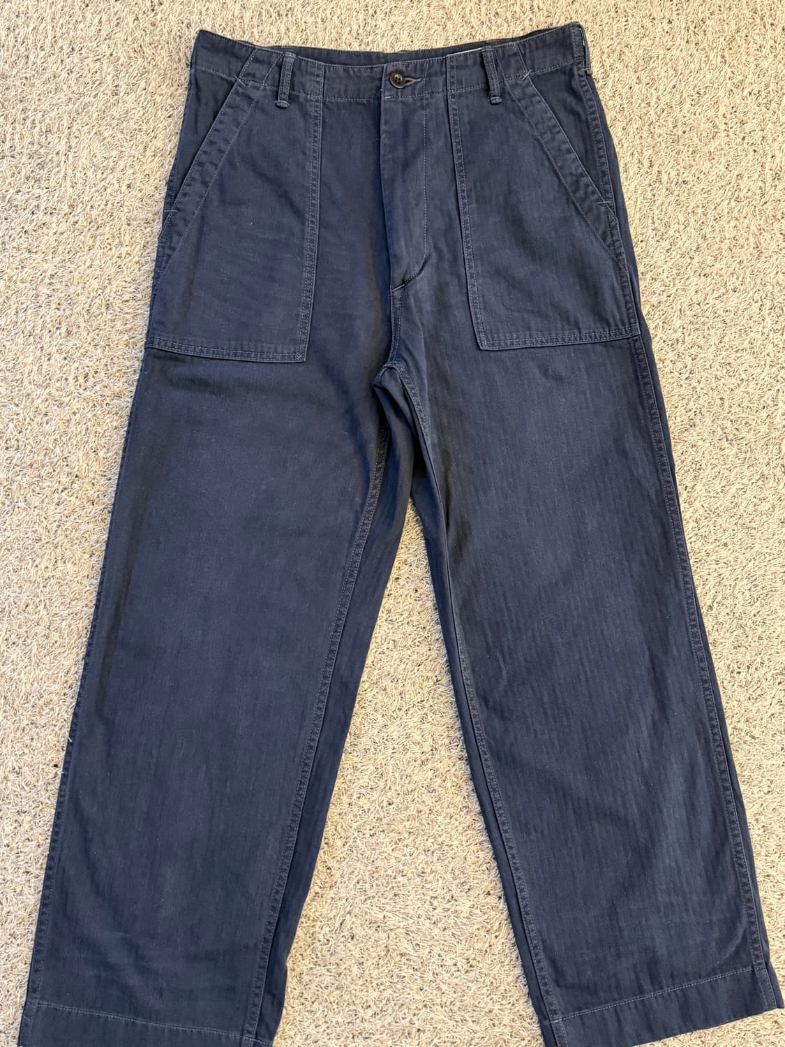 카키스 hbt 베이커 팬츠 네이비 M 상품이미지4