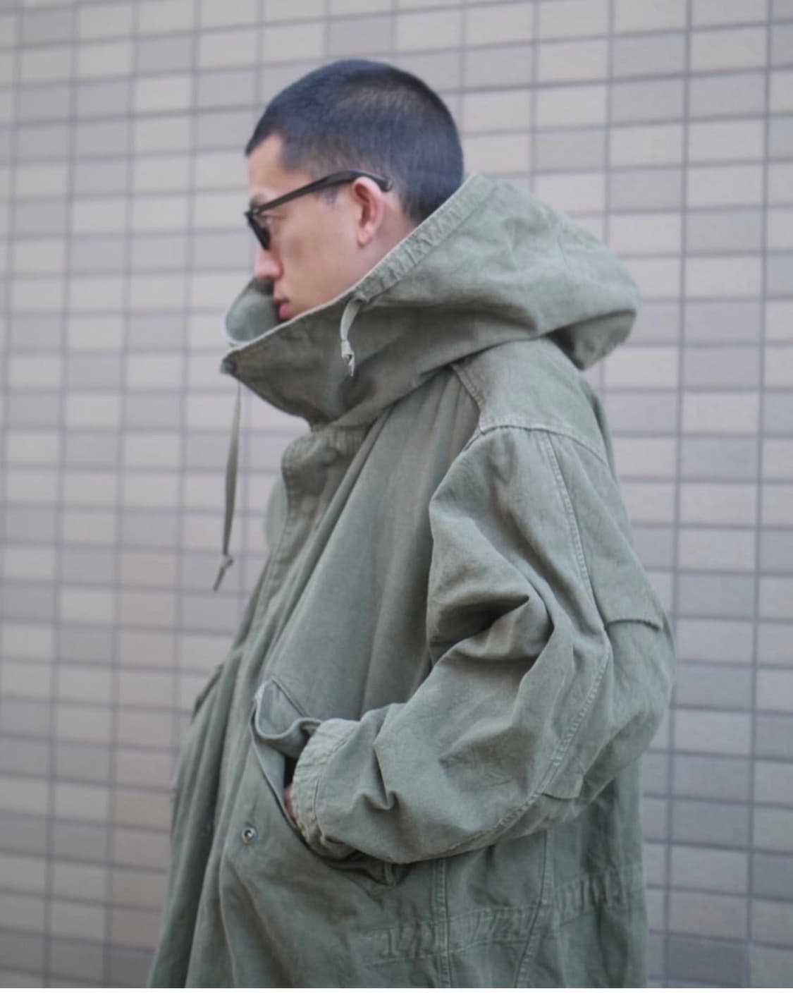 [1] 헤릴(HERILL) 1951 피쉬테일 덕파카 올리브 상품이미지2