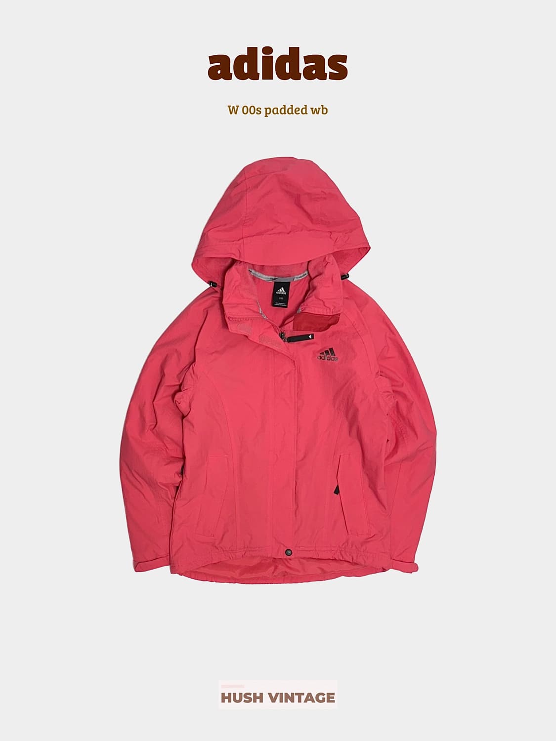 아디다스 00s 핑크 패디드 바람막이 자켓 상품이미지1