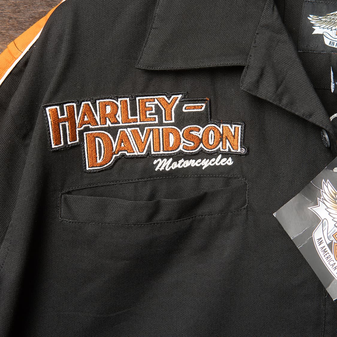 [L] 00s 할리데이비슨 워크셔츠 데드스탁(미사용 신품)  상품이미지4